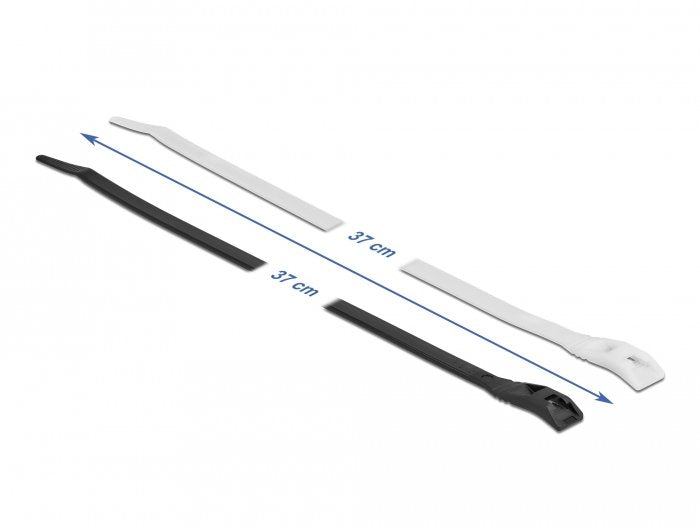 Delock Cablebinder Mit Flachem Kopf L 370 X B 7,6 Mm 100 Stück