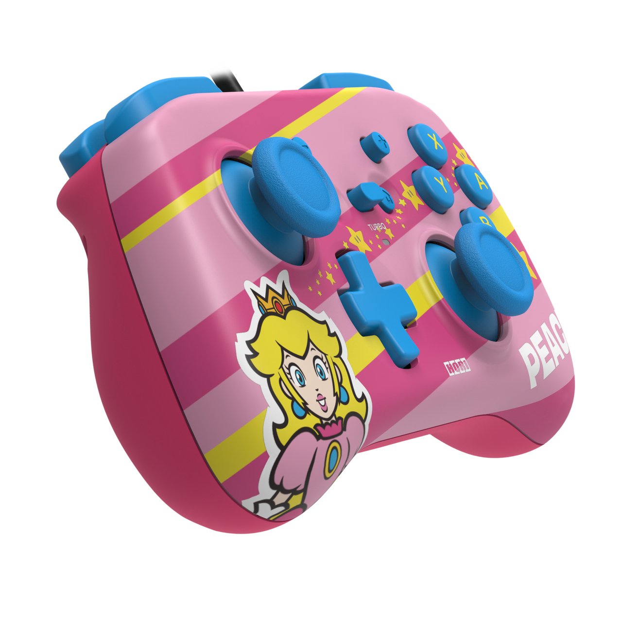Gamepad Hori Controller Mini Peach Para Nintendo Switch Cableado