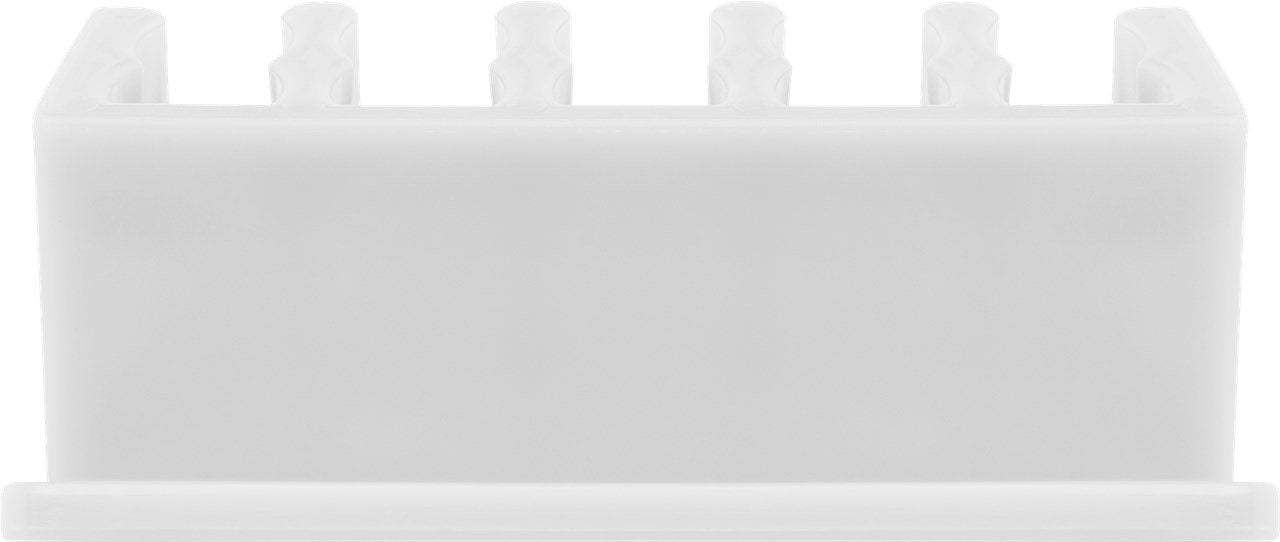Juego De 2 Piezas Para Organizar Y Sujetar Cables, Extraíble, Gestión De Cables 5 Ranuras, Blanco, Blister