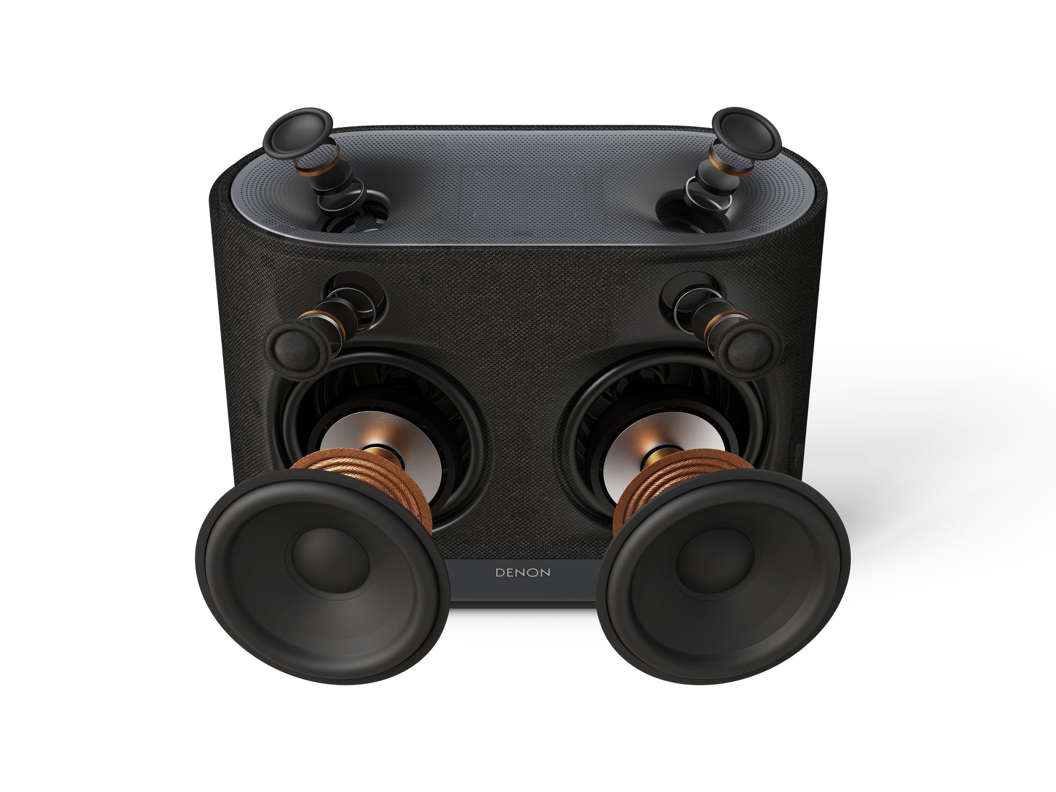 Denon Home 400 Black Altavoz Inteligente Inalámbrico Con Tecnología Heos Y Sonido Dolby Atmos.