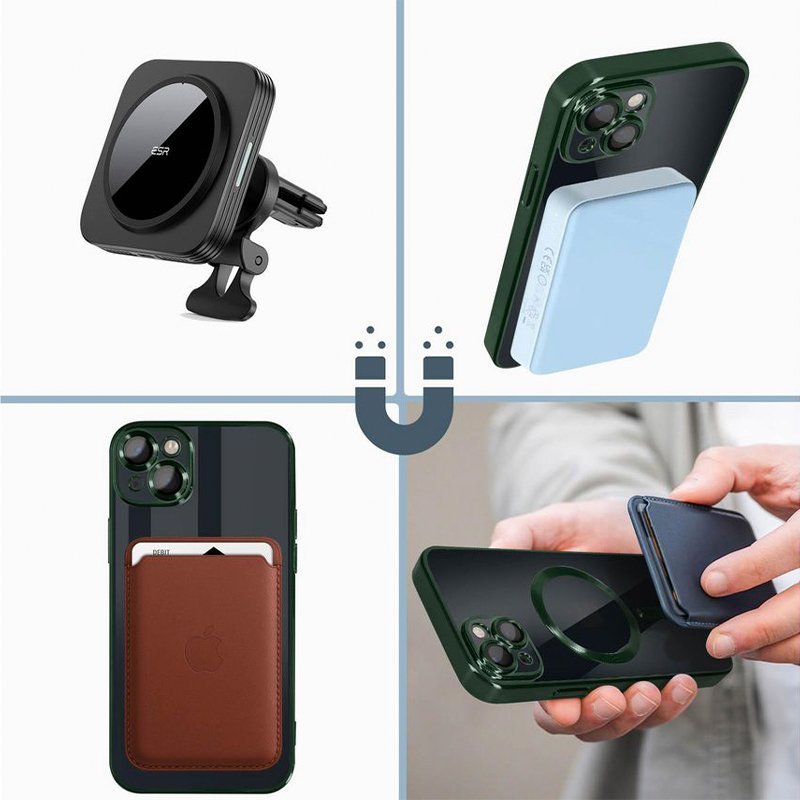 EAN 8434847075457 - COOL Accesorios COOL funda para teléfono móvil 15,5 cm (6.1") Verde, Transparente imagen 5