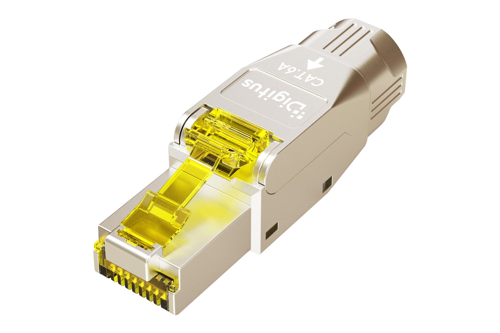 EAN 4016032499367 - Digitus DN-93638 conector RJ-45 Plata, Amarillo imagen 1