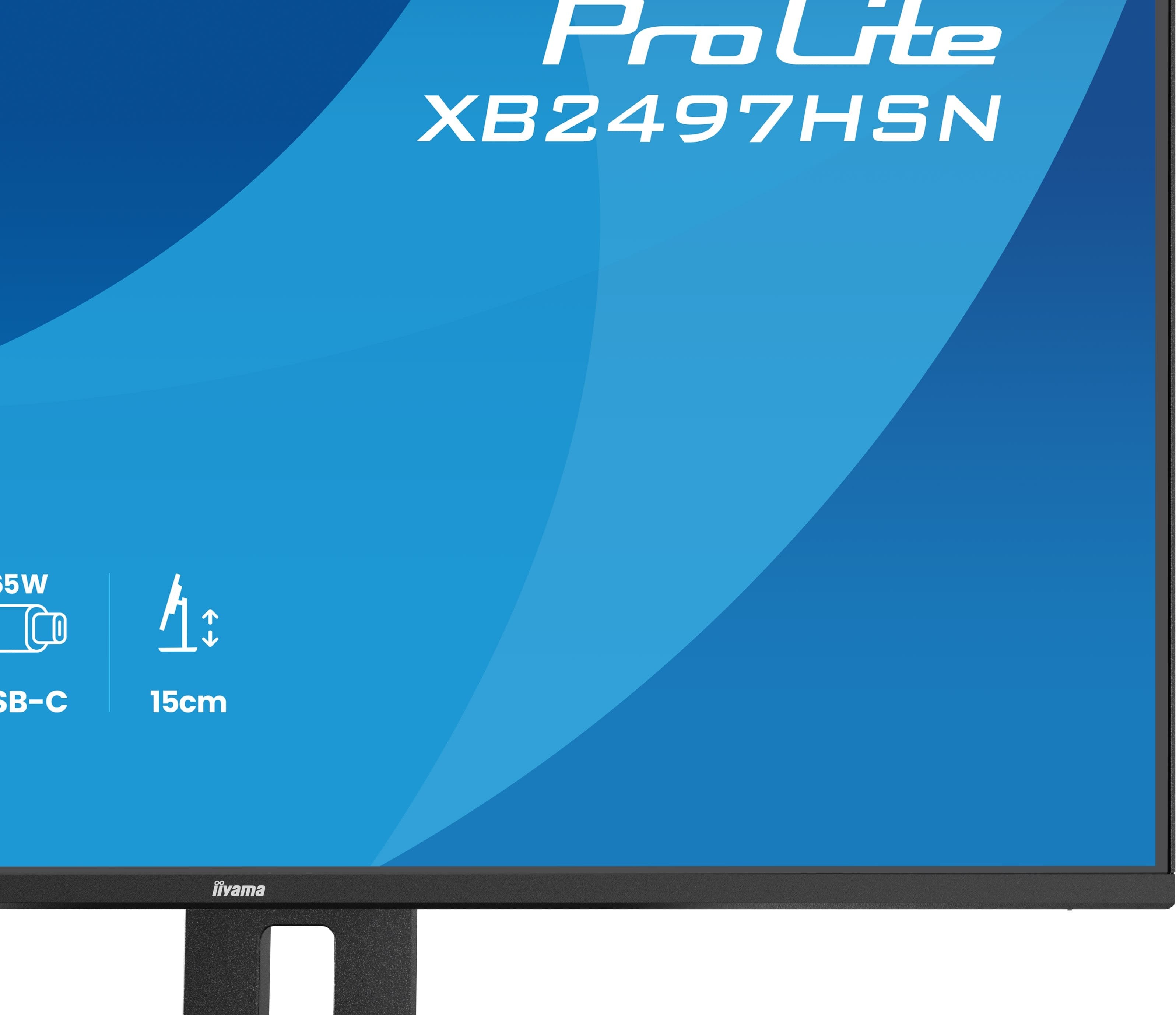 Monitor Led Iiyama Prolite Xb2497hsn-B1  24" (23.8" Visible) 1920 X 1080 Full Hd (1080p) @ 100 Hz Ips 350 Cd/M² 1500:1 1 Ms 2xhdmi 2xdisplayport Altavoces Mate Negro
