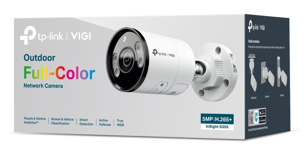 Cámara Vigi S355(2.8mm) Nw Bullet 5mp Out Full-Col