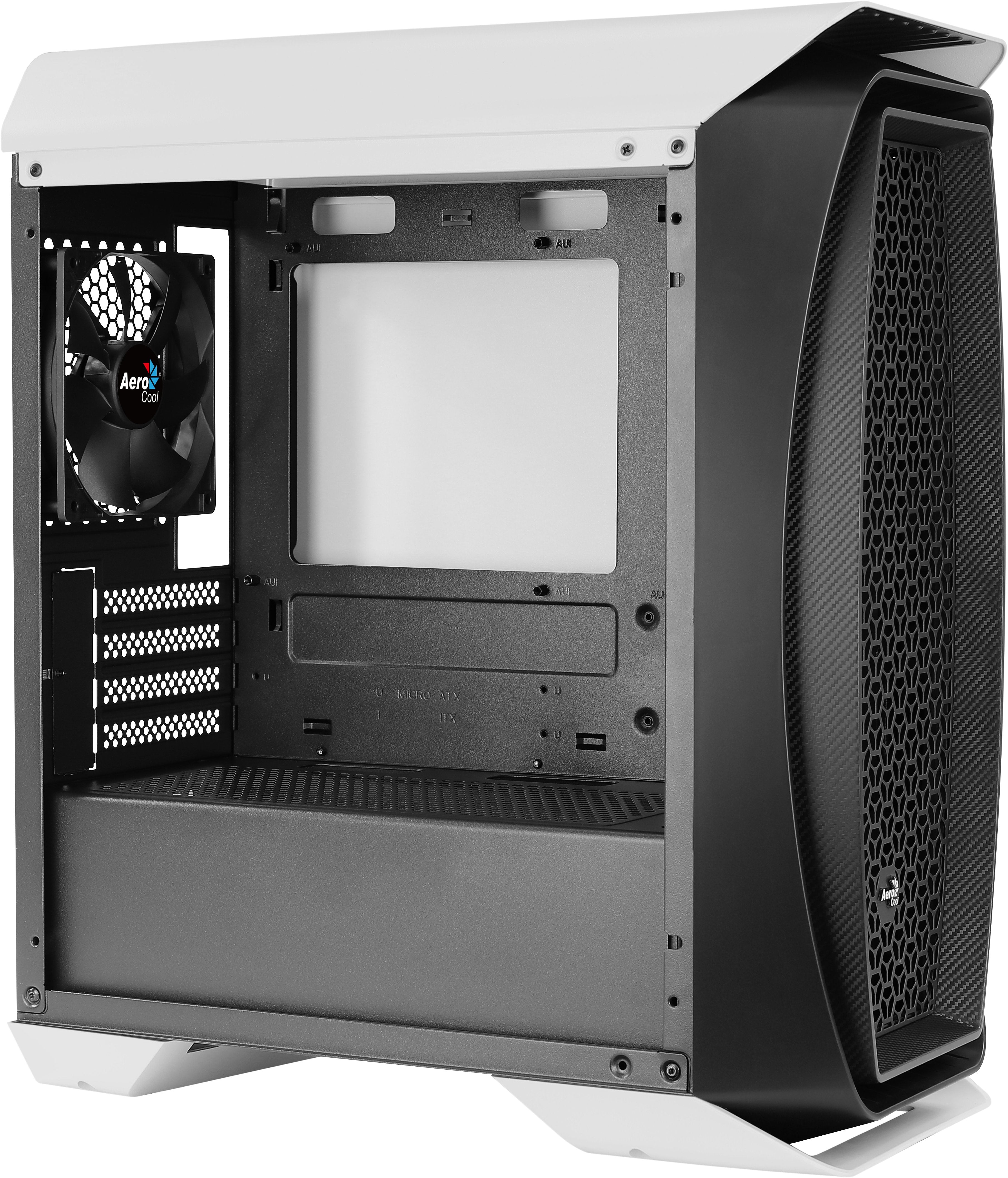 Caja Semitorre Aerocool Aero One Mini White 2*Usb 3.0 Hd Audio+Mic