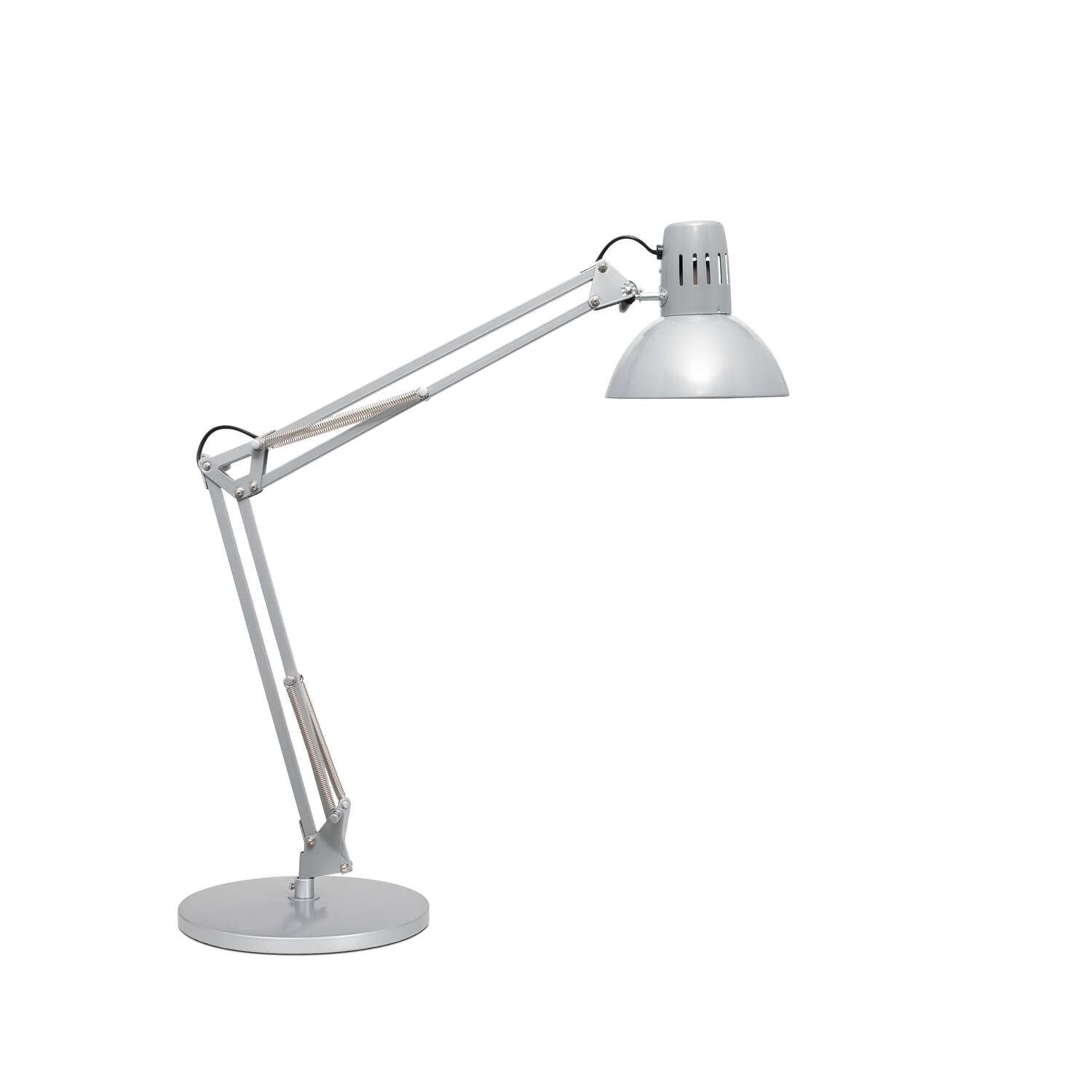 Maul Lampara Escritorio Maulstudy  Lampara Led Con Soporte Ajustable Con Brazo Articulado Para Escritorio  Elegante Lampara De Mesa Metálica Led  Fuente De Luz Led Incluida  Plata