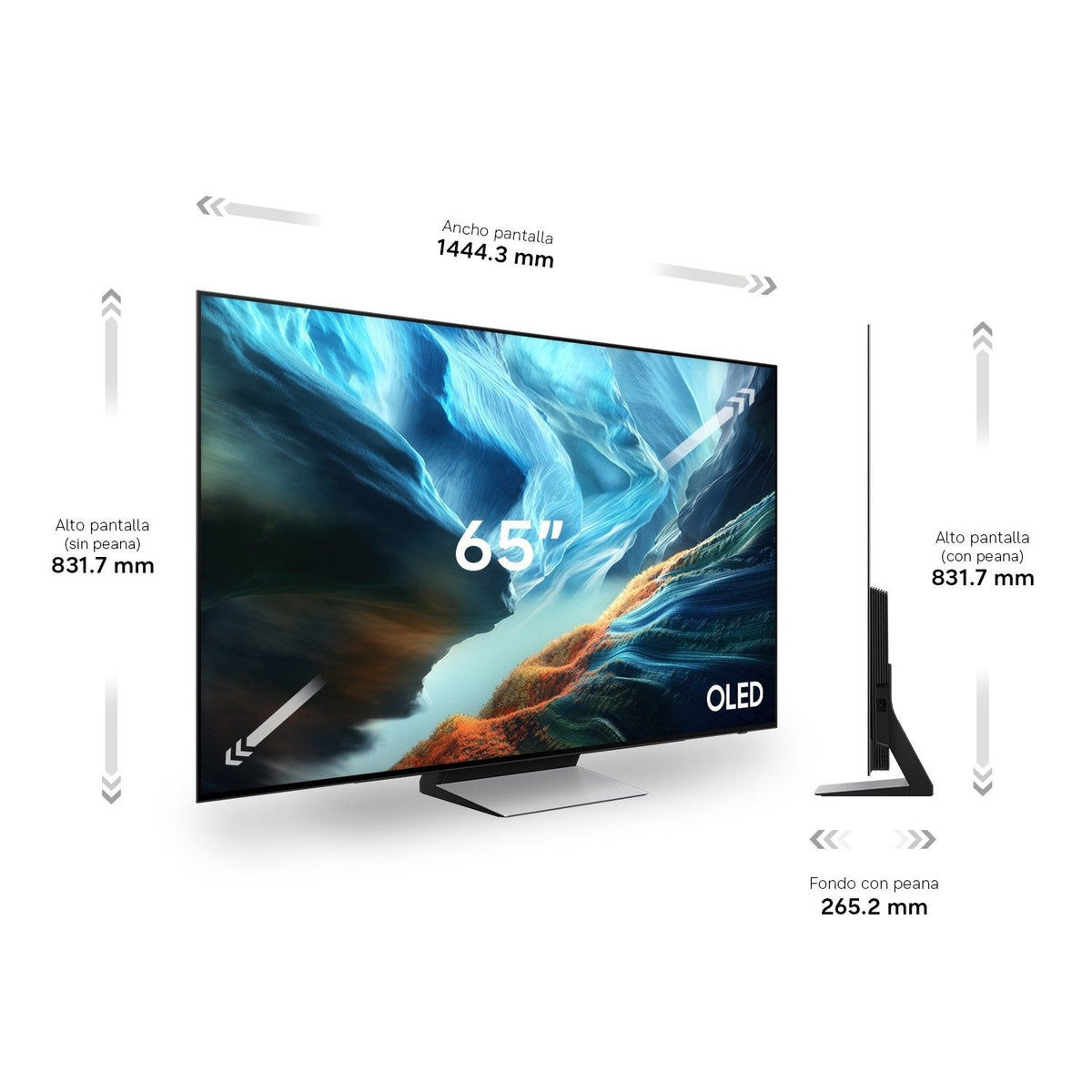 Tv Samsung S90h 65 Pulgadas Oled Freesync Premium Pro Vrr 4k Negro