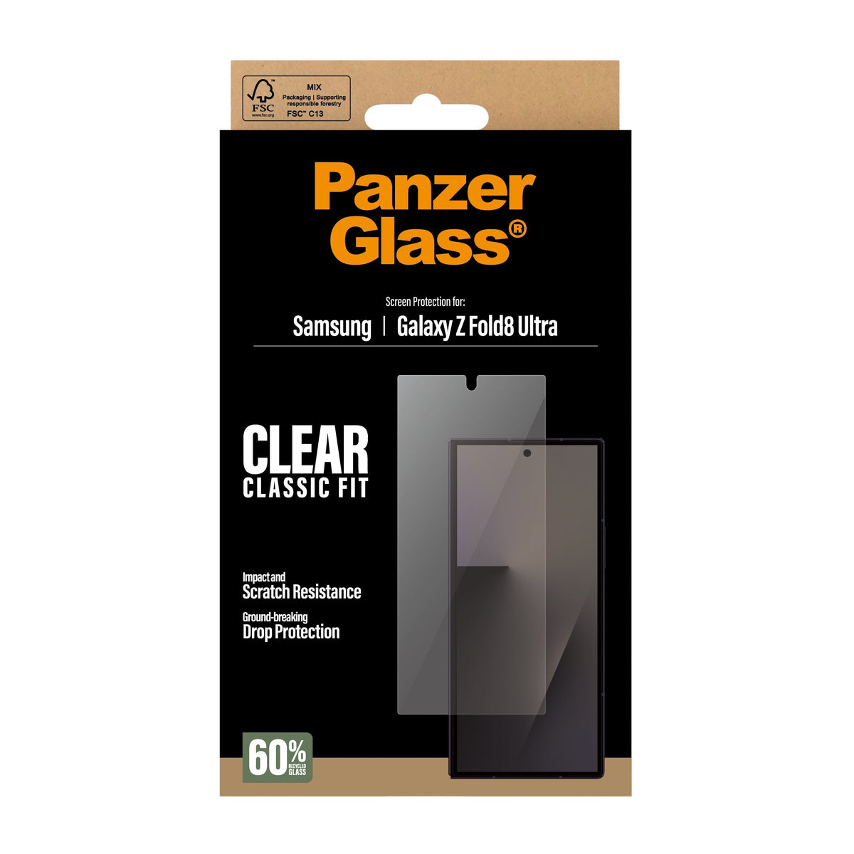Panzerglass Sub Screen Protector Samsung Galaxy Z Fold8 Ultra  Classic Fit