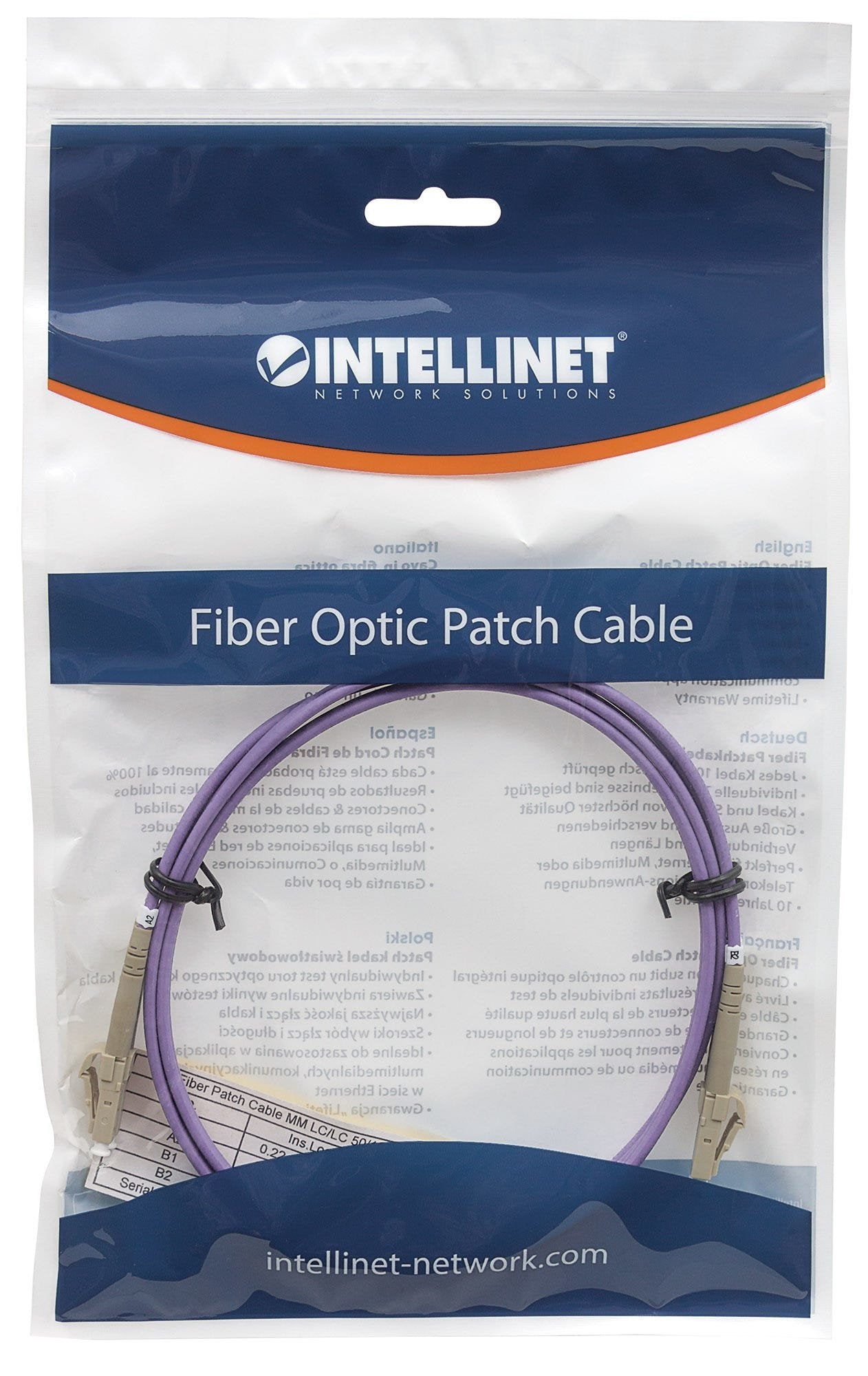 EAN 0766623751162 - Intellinet 751162 Cable de fibra óptica e InfiniBand 3 m LC Violeta imagen 5