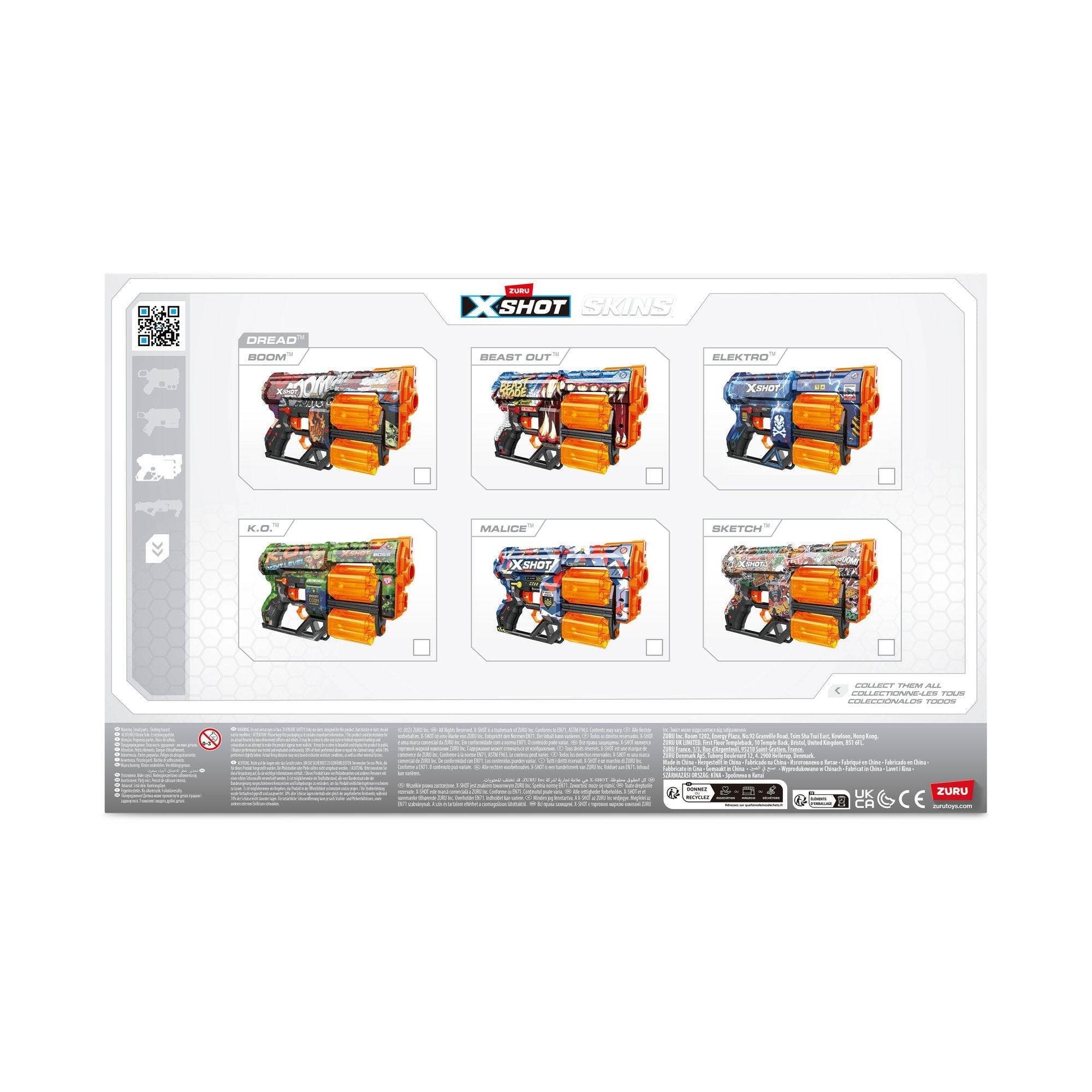 Lanzador De Dardos Zuru X-Shot Skins - Dread Ko 36517b