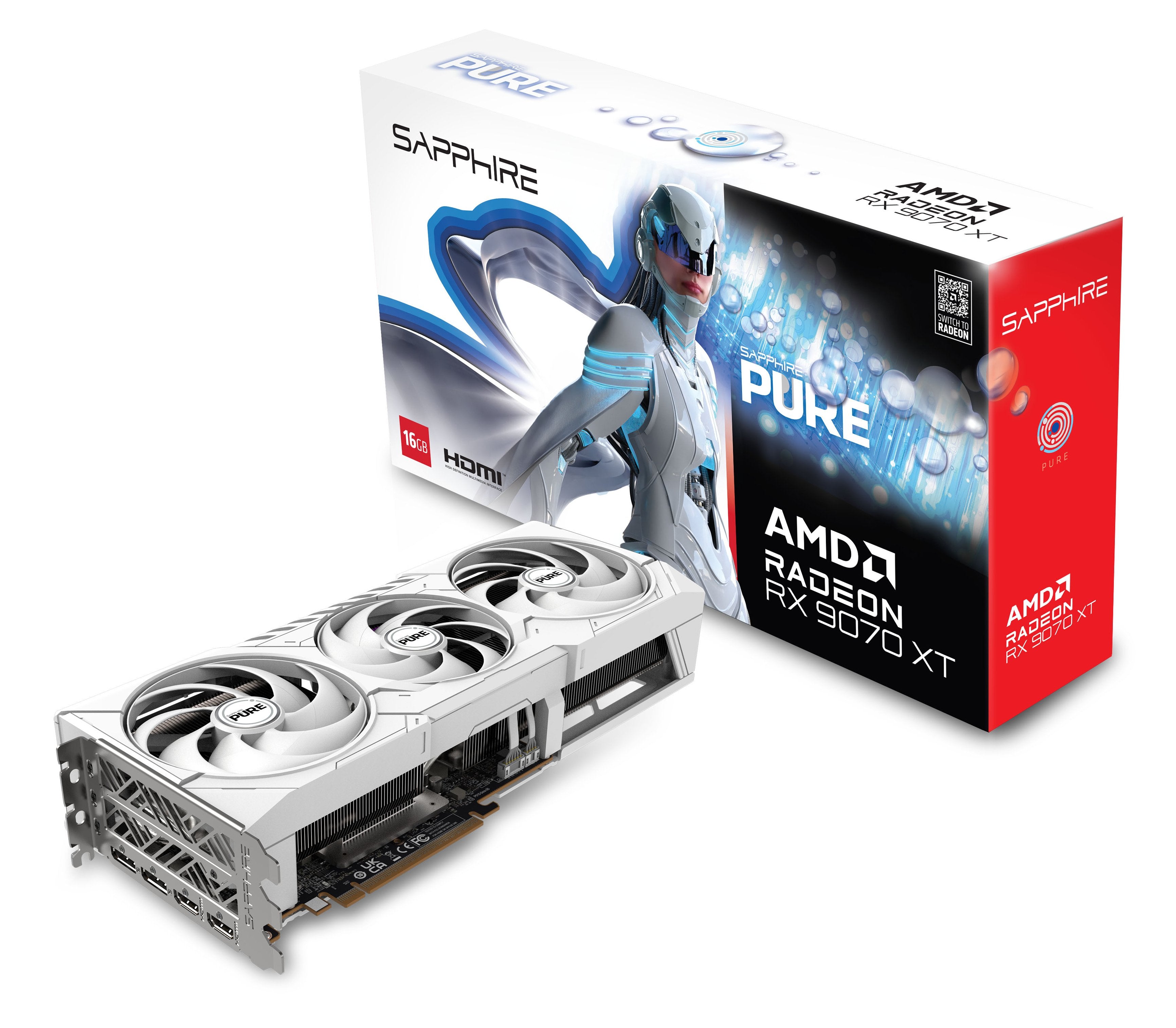 EAN 4895106295896 - Sapphire PURE Radeon RX 9070 XT AMD 16 GB GDDR6 imagen 7