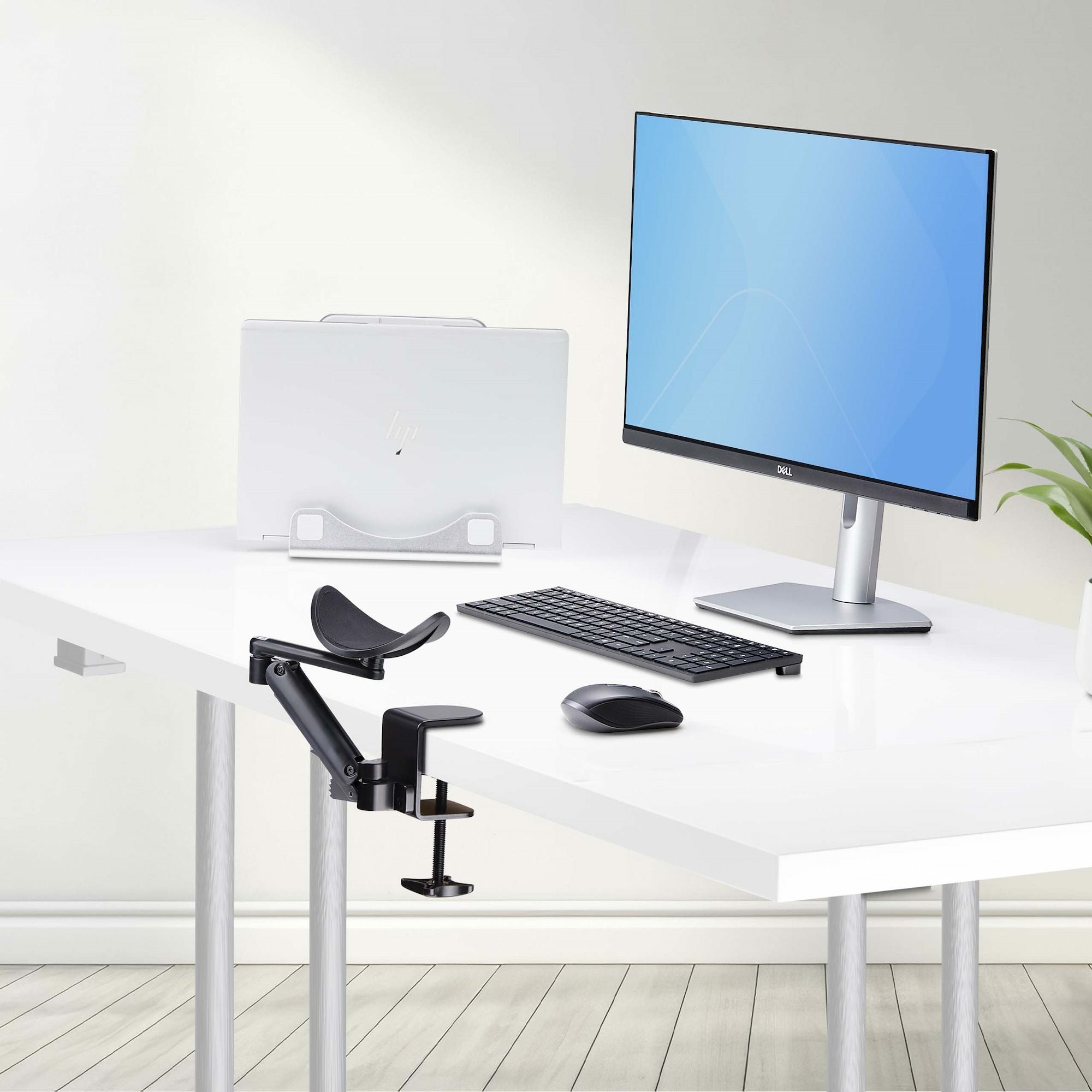 Startech.Com Apoyabrazos Ajustable Para Escritorio De Oficina