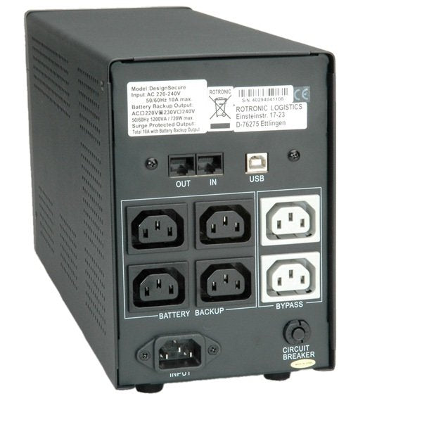 Roline Designsecure 2000 - Line Interaktive Usv