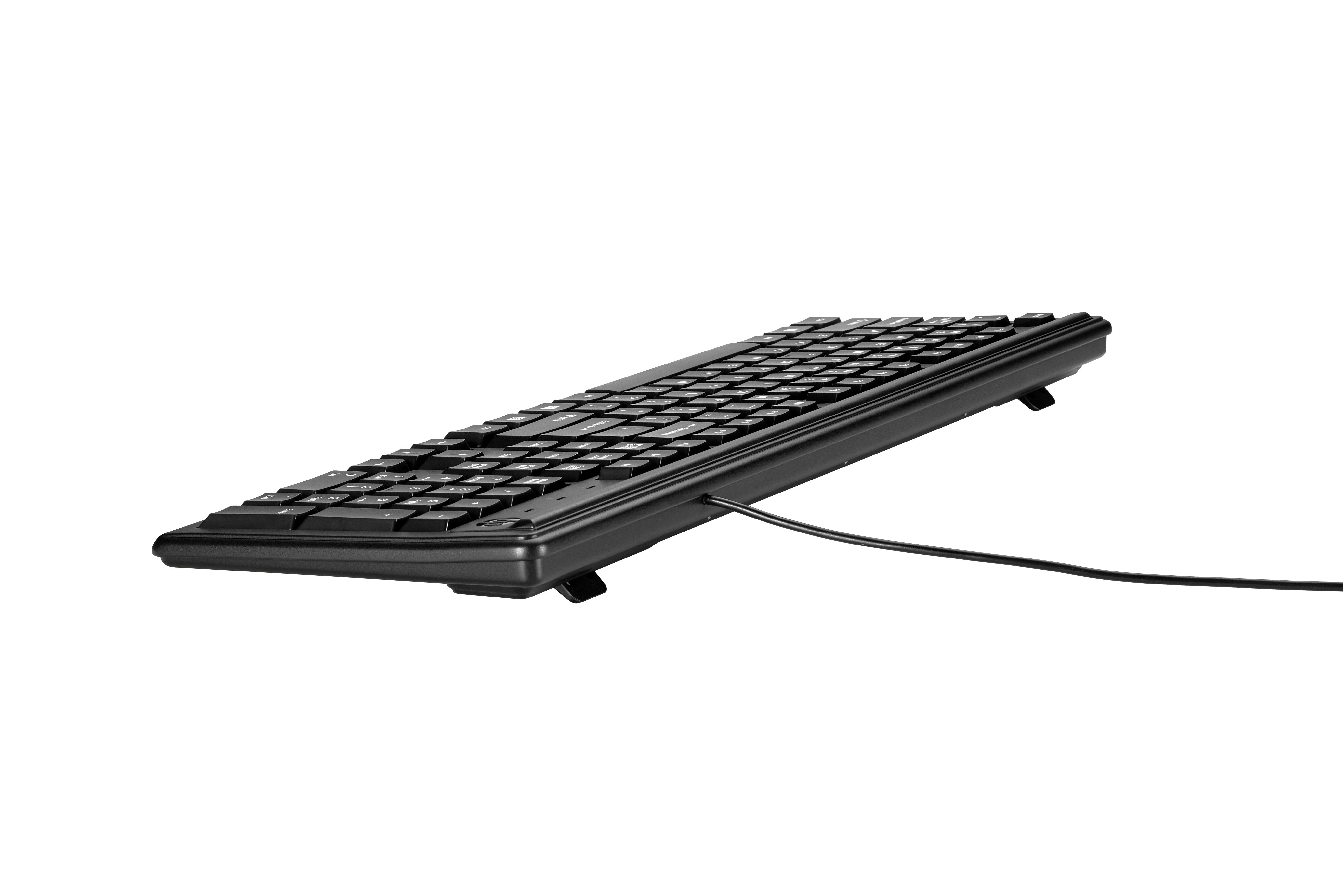 EAN 0194850790577 - HP Keyboard 100 teclado Hogar USB Negro imagen 3