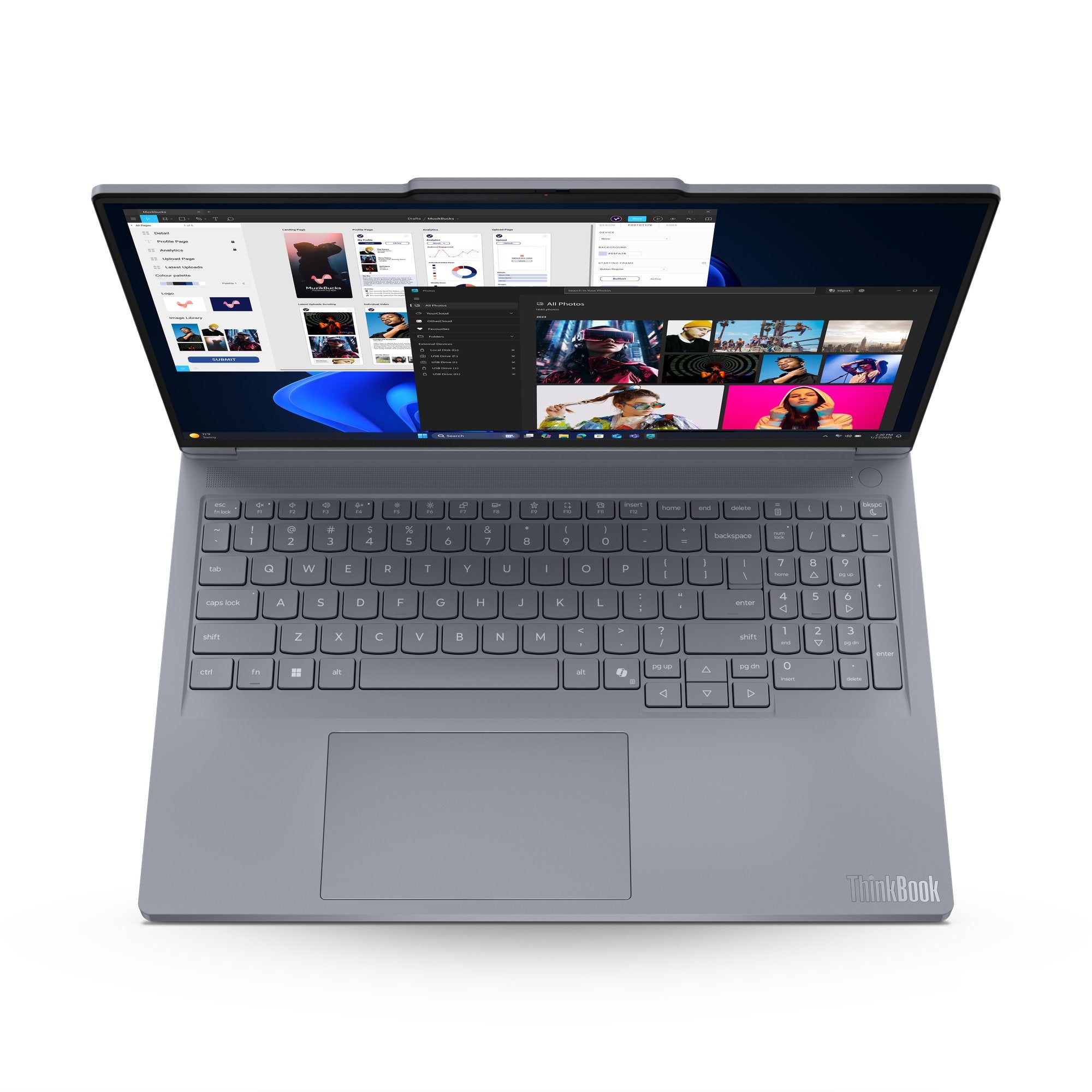 EAN 198157921276 - Lenovo ThinkBook 16p G6 ADR AMD Ryzen™ 9 8945HX Portátil 40,6 cm (16") WQXGA 32 GB DDR5-SDRAM 1 TB SSD NVI imagen 13