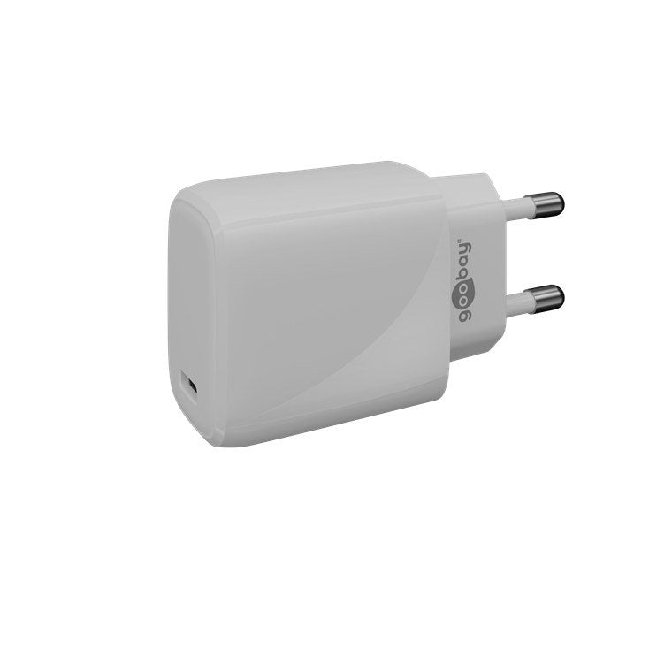 Goobay 65406 Cargador Usb-C Pd Gan Fast Charger (20 W), White
