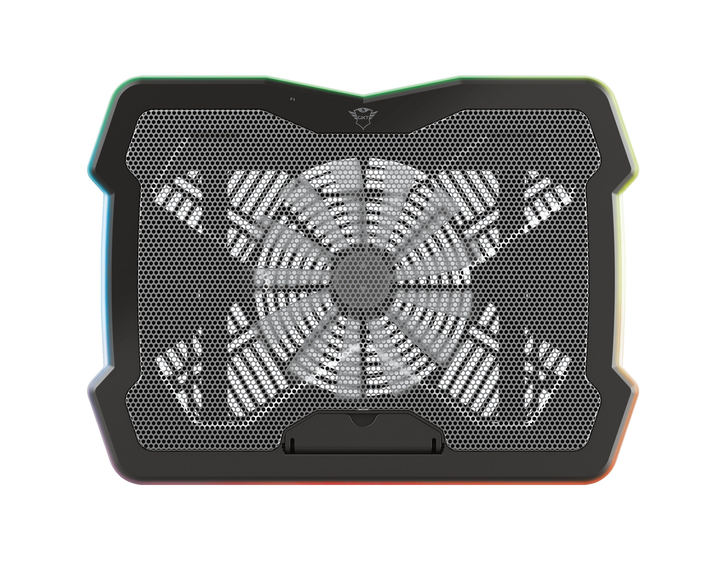 Soporte Refrigerante Trust Gaming Gxt 1126 Aura Para Portátiles Hasta 17' Iluminación Led