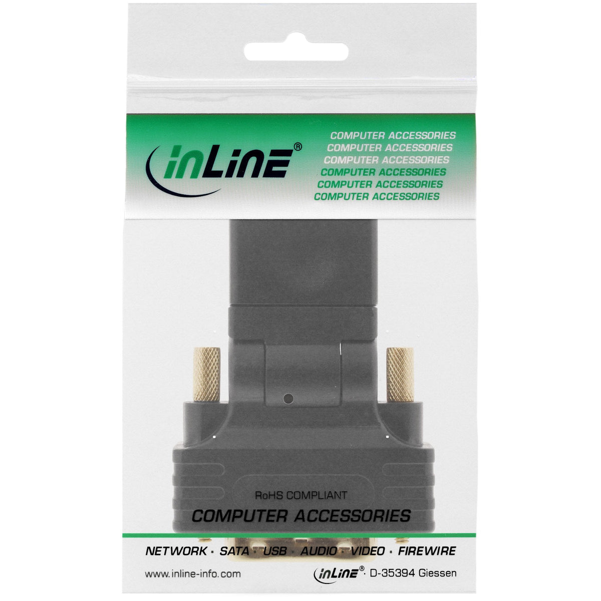 Adaptador Inline Hdmi A Dvi Hdmi Hembra A Dvi Macho Flexible 4k2k