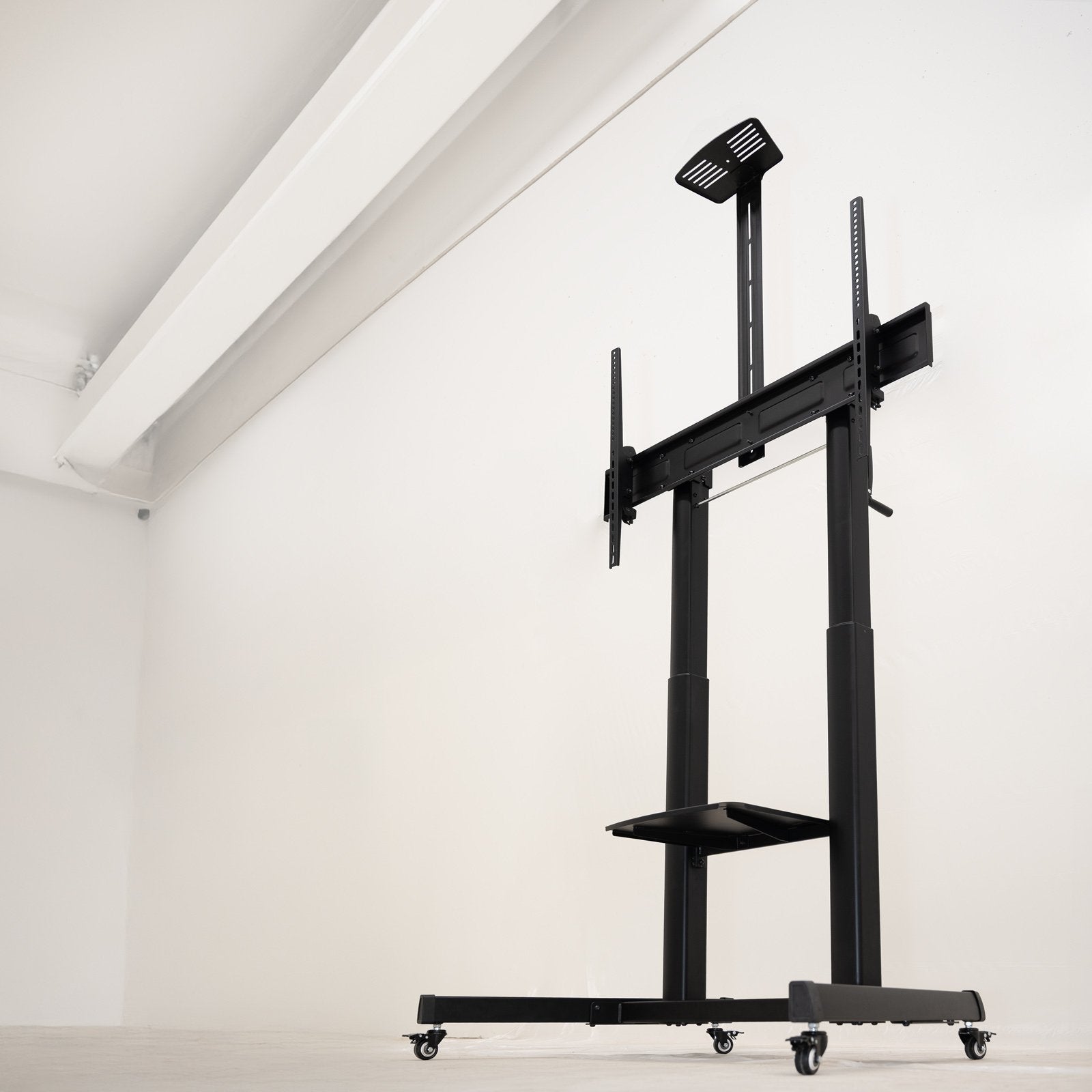 Soporte De Suelo Inclinable Con Ruedas Tooq Fs20406hm-B Para Tv De 60-100' Hasta 120kg