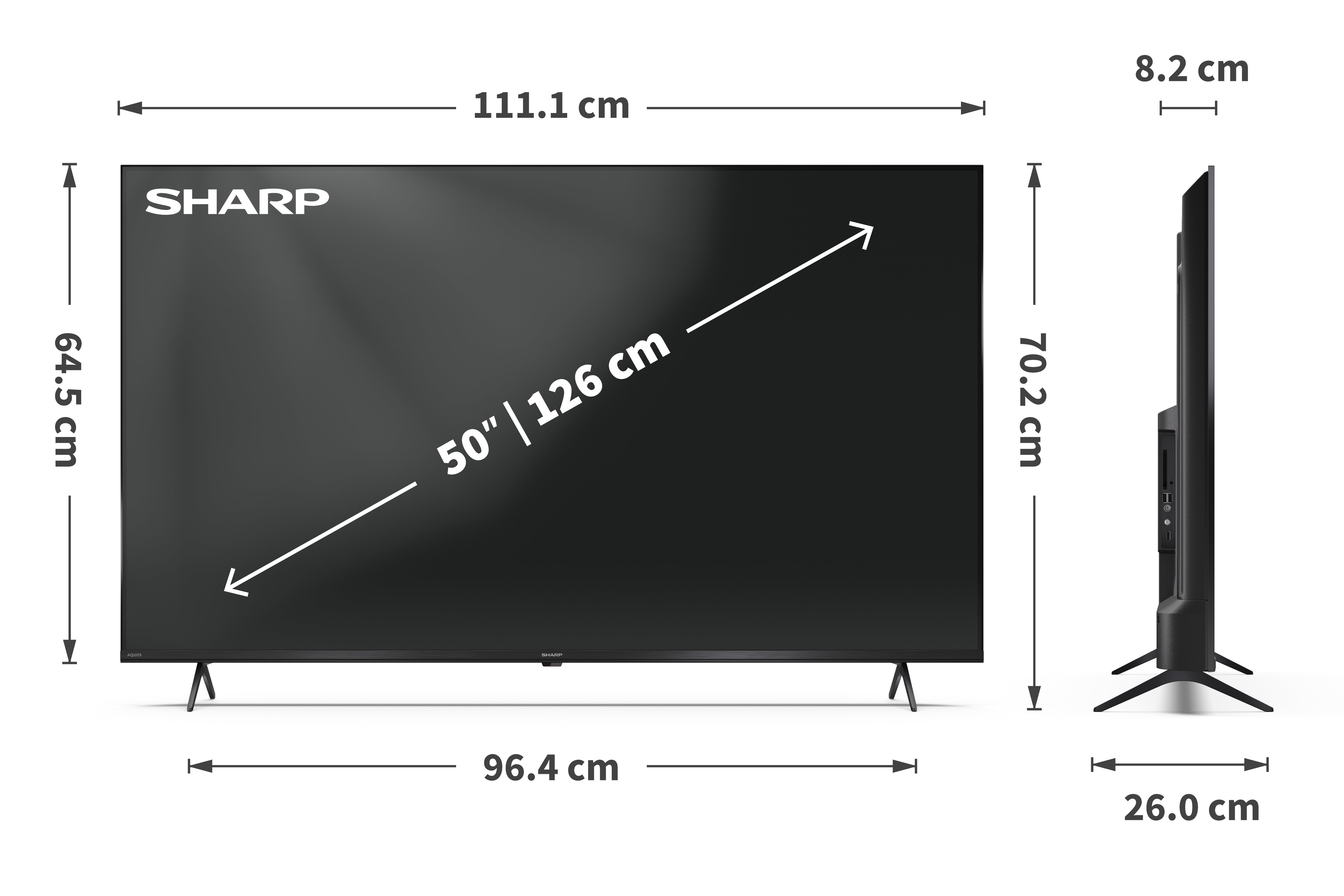 EAN 5905683272865 - Sharp 50HP5265E Televisor 127 cm (50") 4K Ultra HD Smart TV Wifi Negro imagen 8
