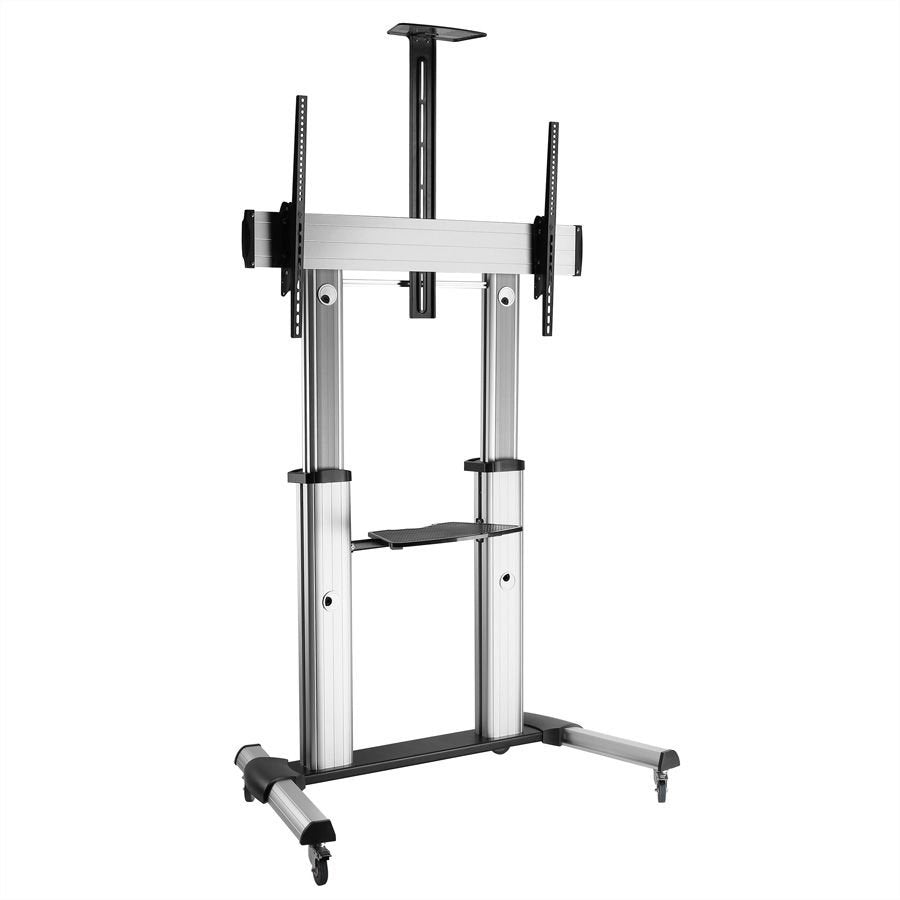 Roline Lcd- Tv-Rollstnder, 60-100 Zoll, Bis 100kg, Silberfarben