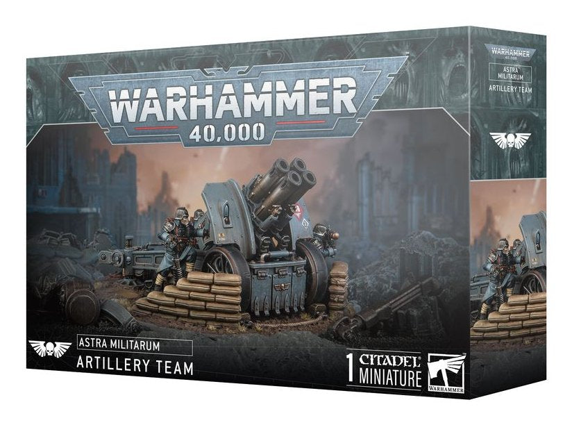 Warhammer 40k - Astra Militarum Equipe D'Artillerie De Krieg