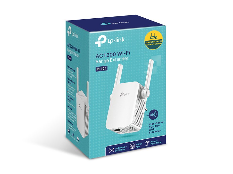 Tp-Link Ac1200 Re305 Repetidor Wifi Amplificador Dual Band Ac1200