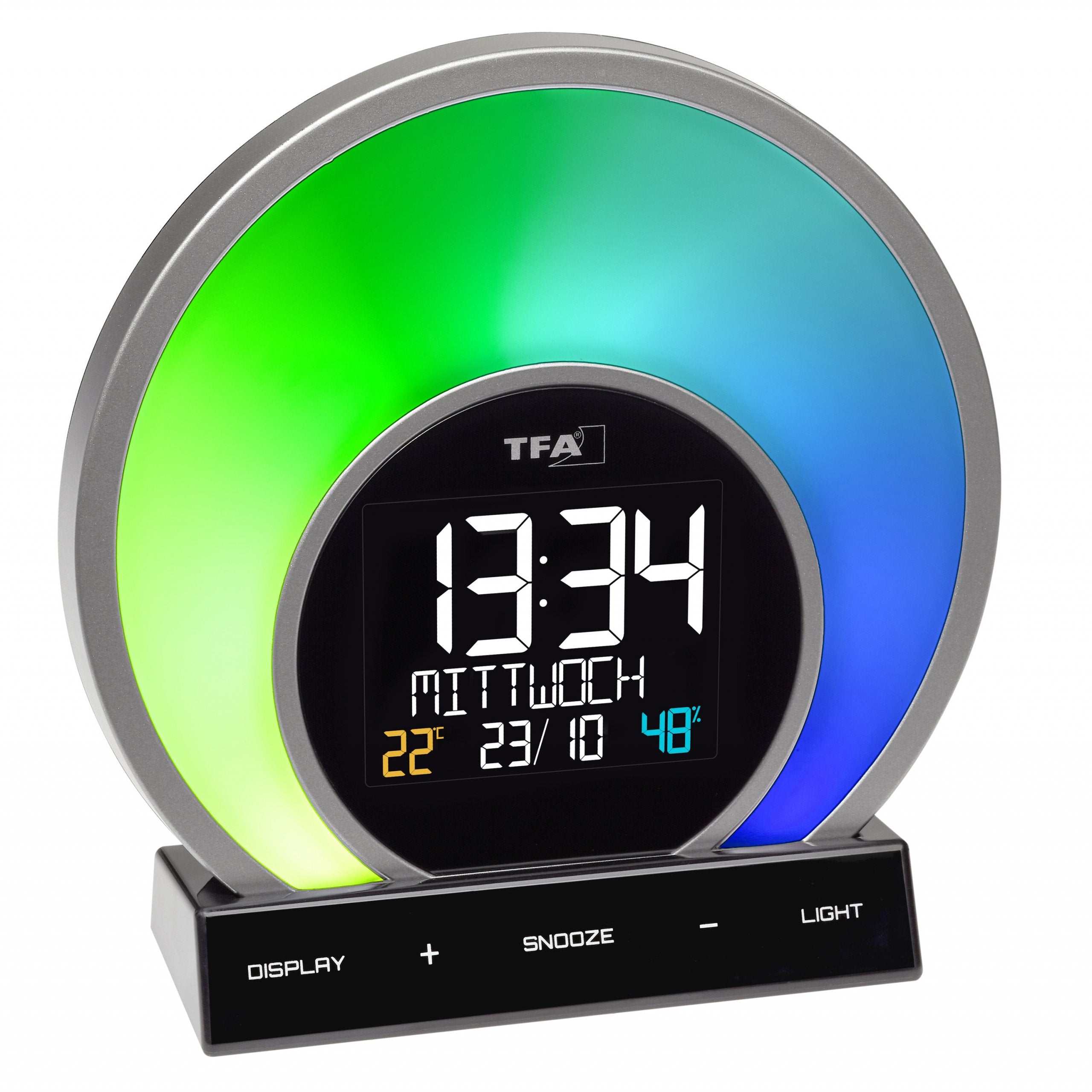 Tfa Despertador Luminoso Y Clima Ambiental Soluna 60.2026.01