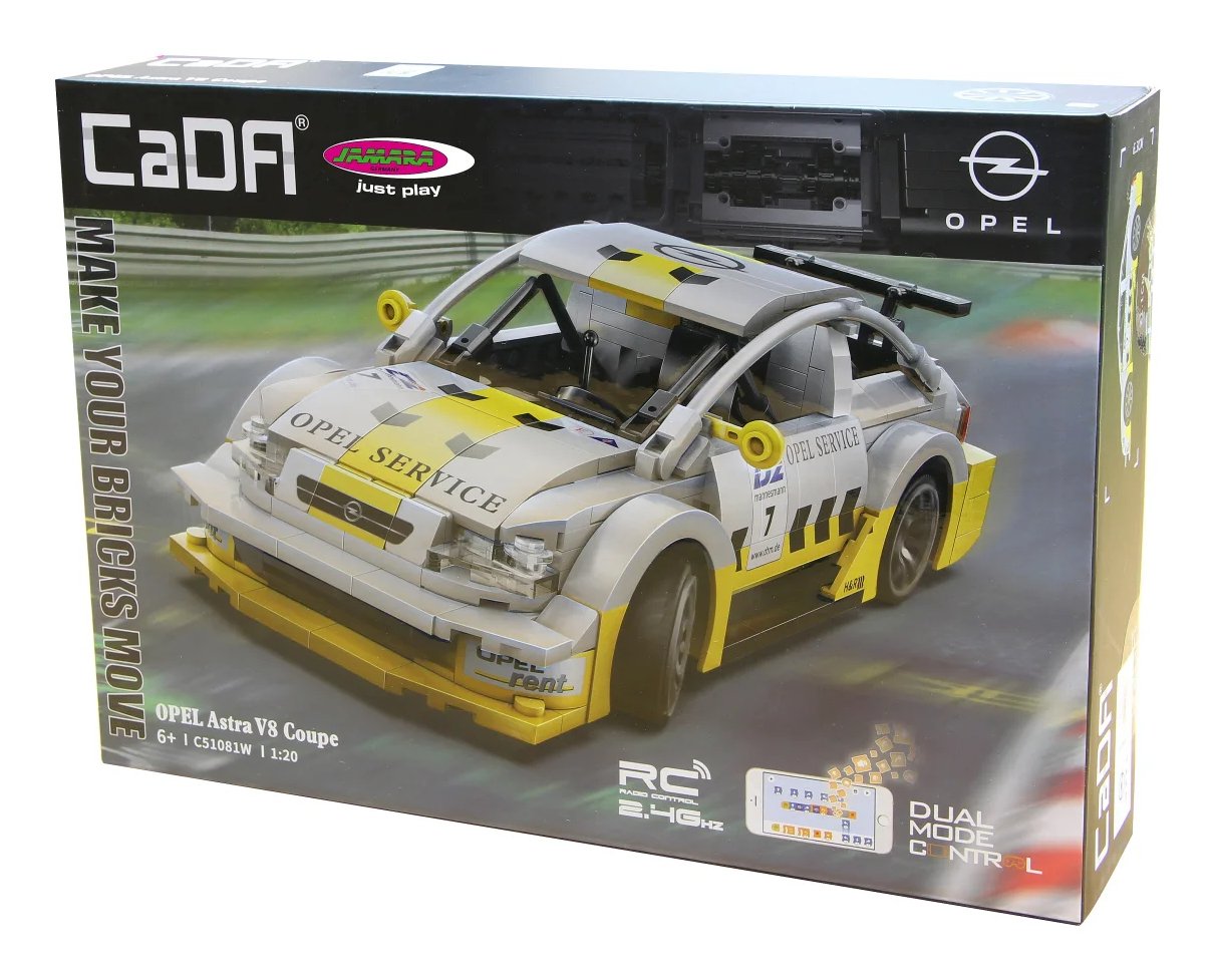 Jamara Opel Amra V8 Coupe 1:20 Bricks Blanco 6+
