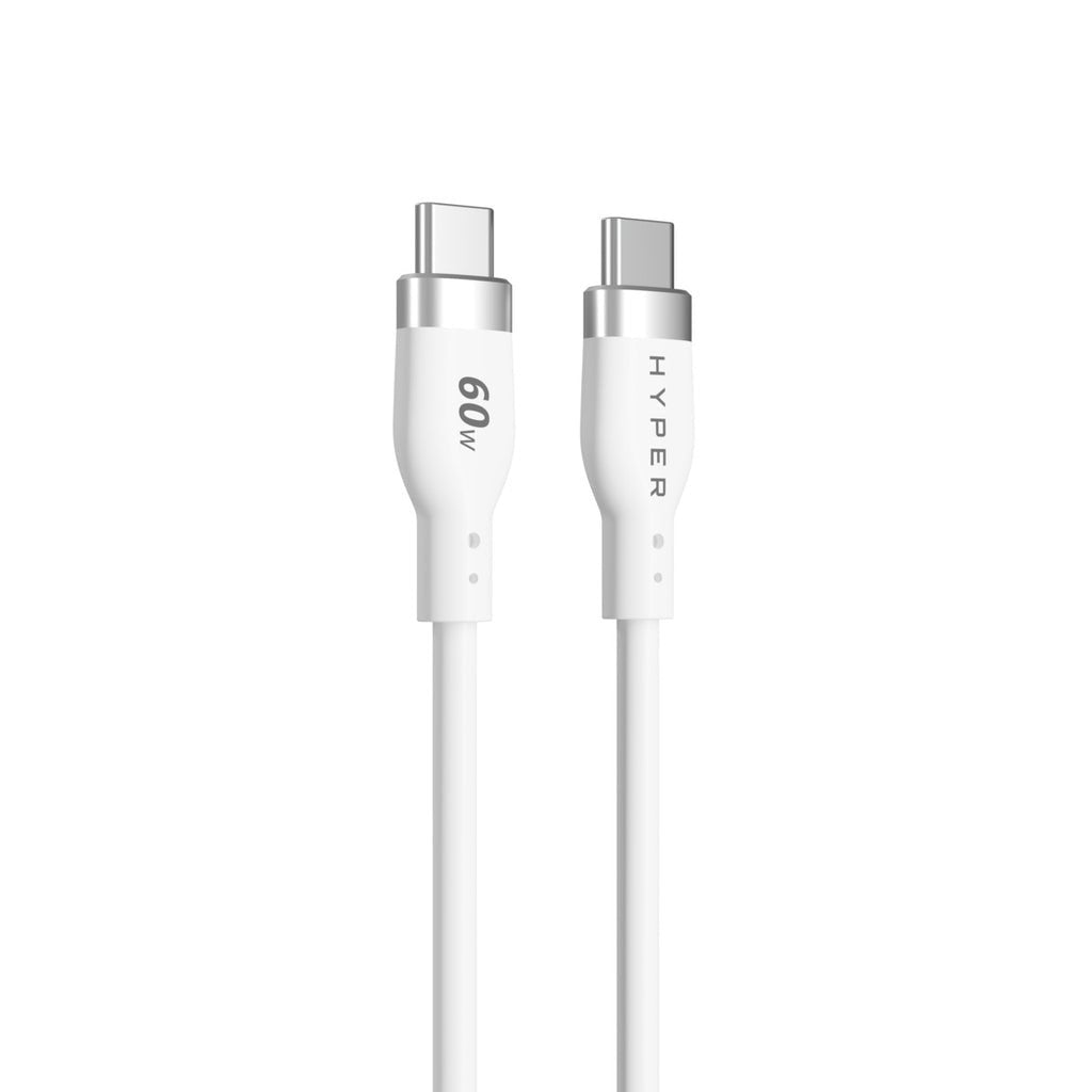 Cable Hyper Hyperjuice Usb Usb 2.0 1,5 M Usb C Blanco