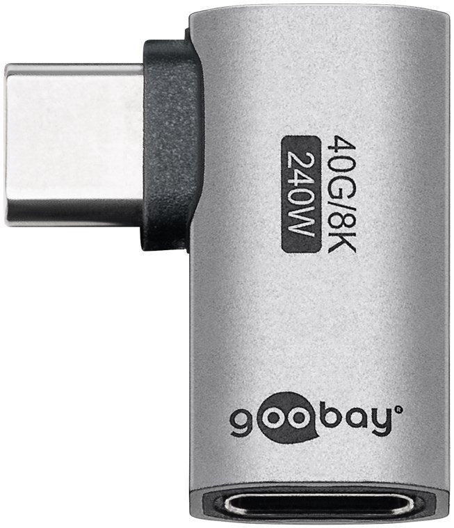 Goobay 74441 Usb-C Adapter Horizontal 90°, Usb4