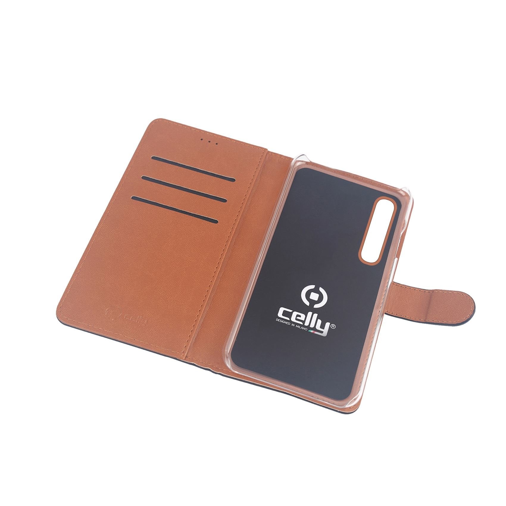 Funda Wally Cell Con Funcion Soporte Para Samsung Galaxy A70, Negra