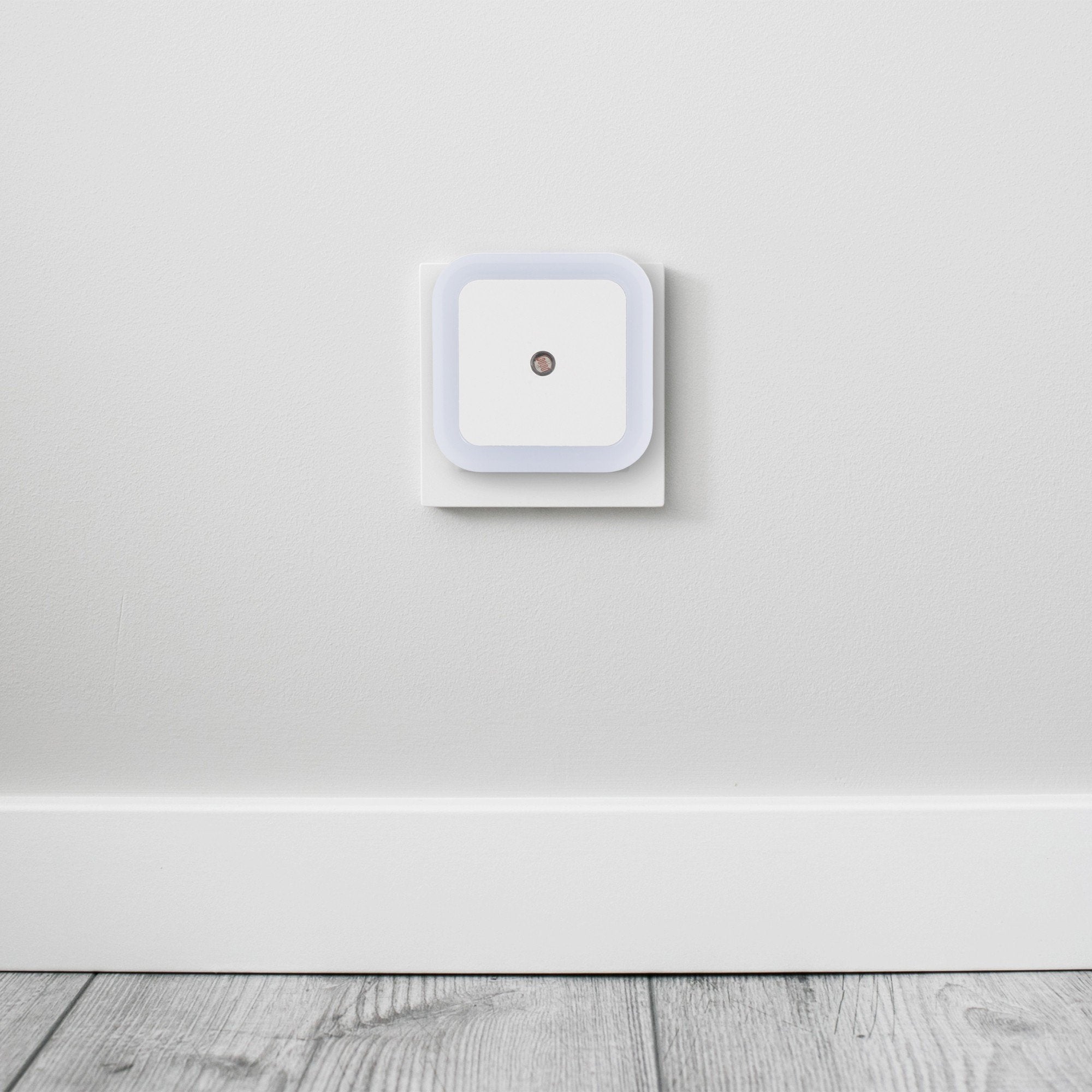 Entac Nachtlicht 0.5w Quadrat. Ww Blanco Dämmerungssensor