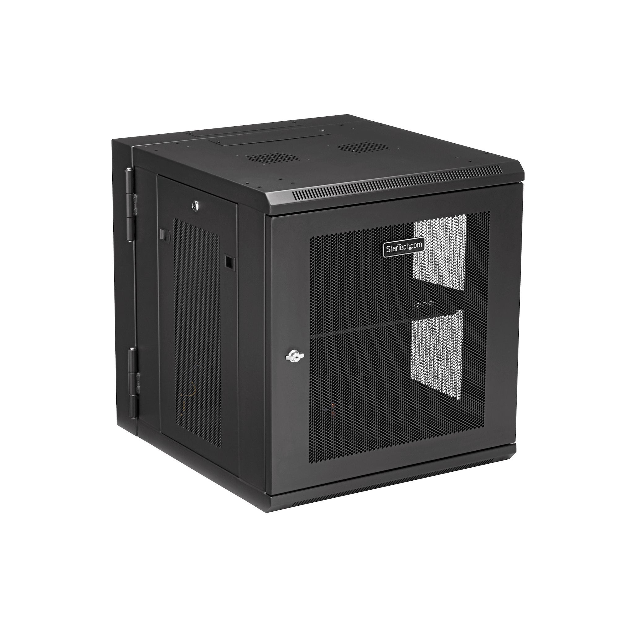 Startech.Com Rk1224walhm Armario Rack 12u Bastidor De Pared Negro