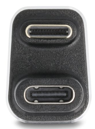 Delock Usb-C Adapter 180° Gewinkelt 40 Gbps Pd 3.1 240 W Stecker Zu Buchse U-Form 8k 60 Hz Metall