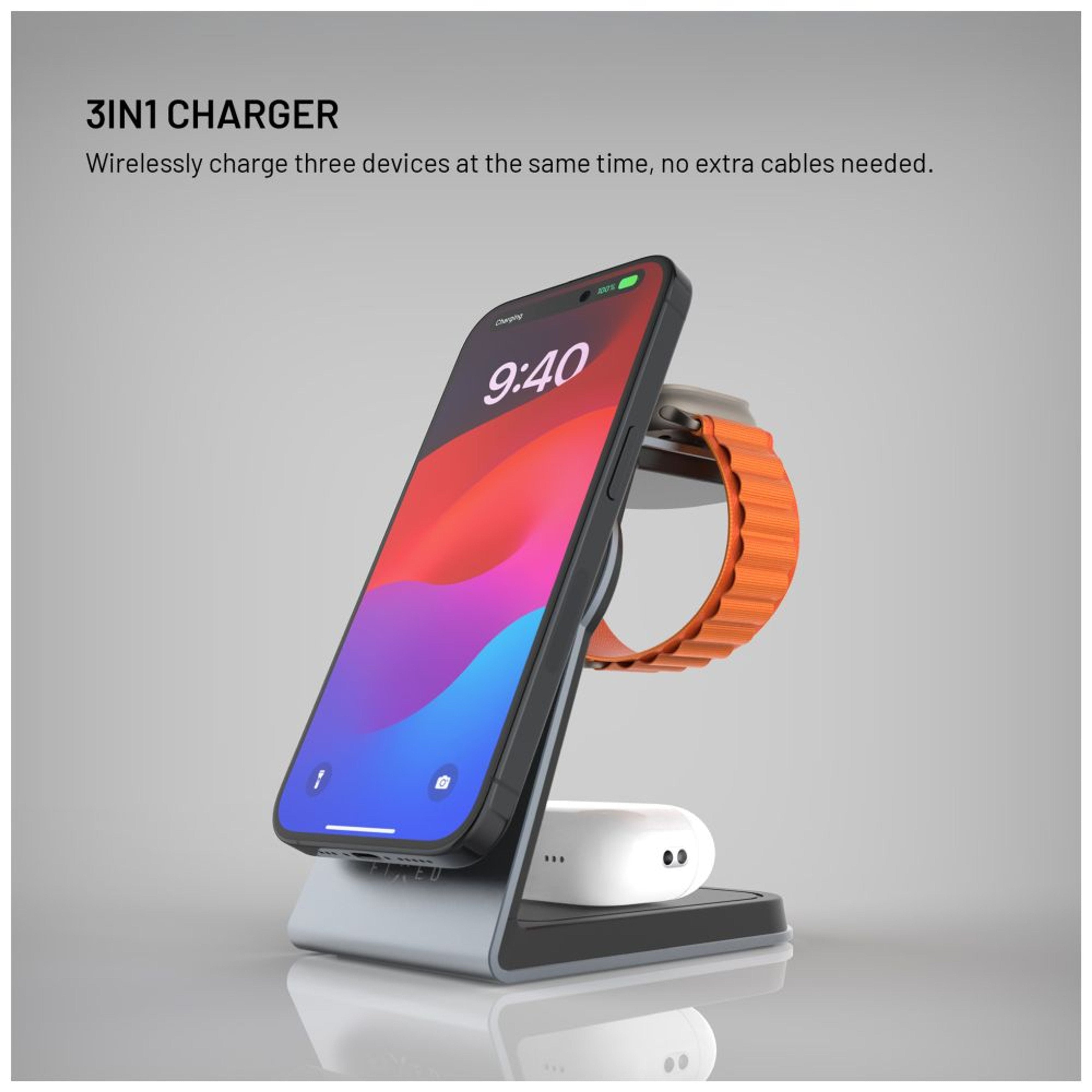 EAN 8591680154234 - FIXED FIXMPOS-AL-GR cargador de dispositivo móvil Smartphone, Reloj inteligente, Auriculares Gris USB Car imagen 7