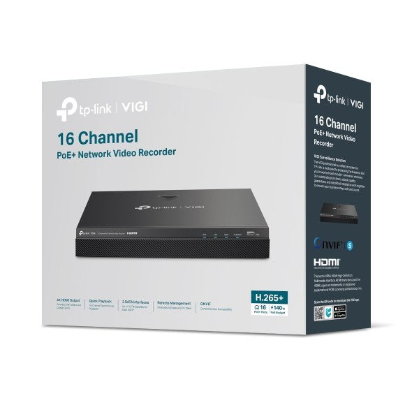 Vigi Grabador Ip Rack 02 Hdd 16 Canales Poe