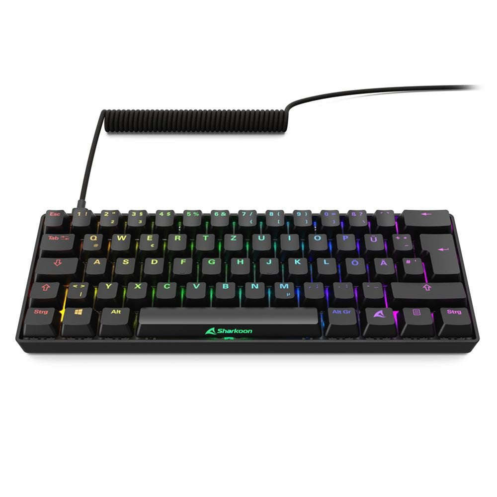 EAN 4044951041923 - Sharkoon 100065629 teclado Hogar USB QWERTZ Alemán Negro imagen 3