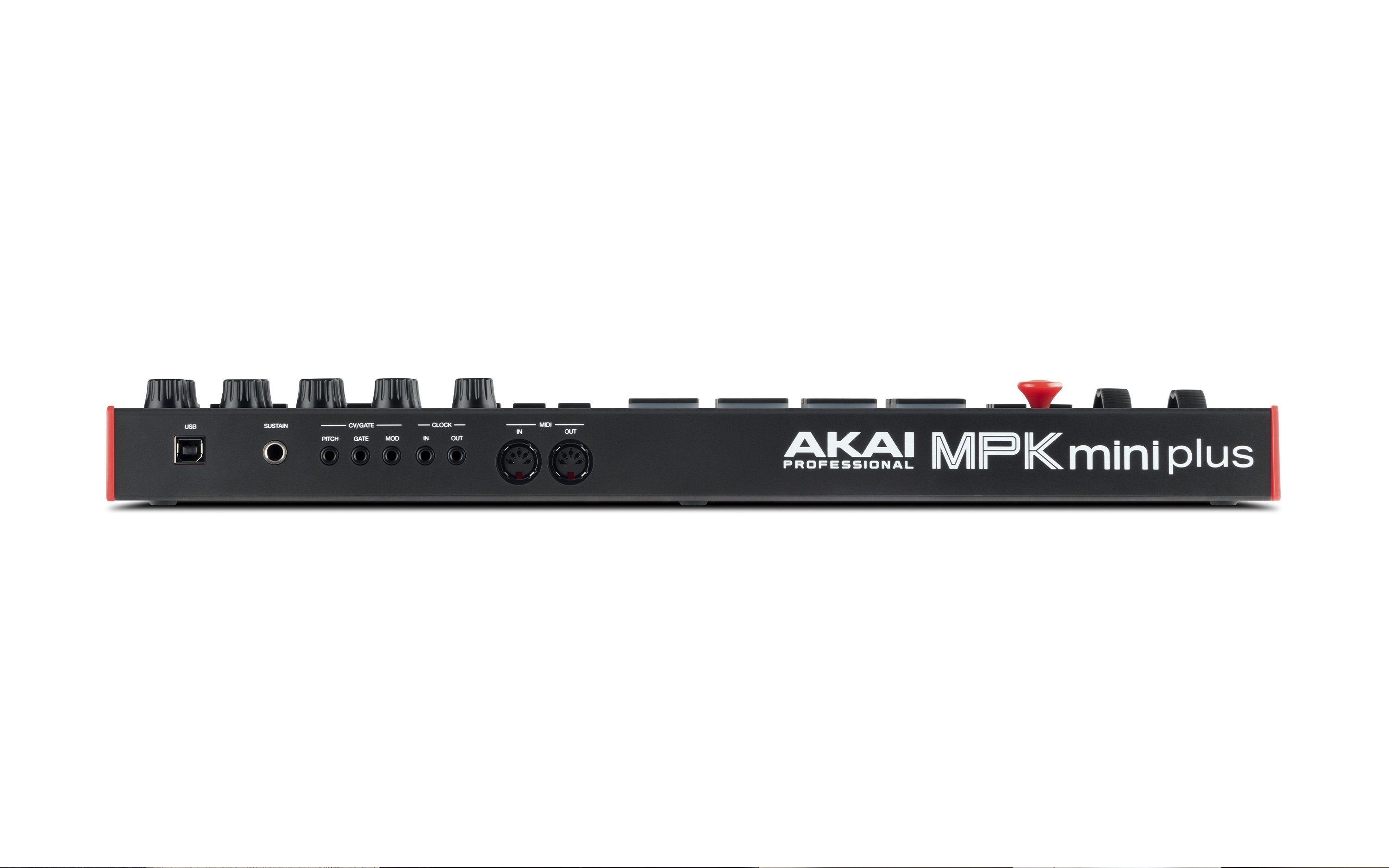 EAN 694318025802 - Akai MPK Mini Plus teclado MIDI 37 llaves USB Negro, Rojo, Blanco imagen 4