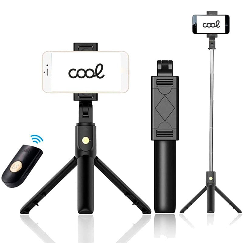 Cool Soporte Tripode Extensible Universal + Mando Selfie Bluetooth
