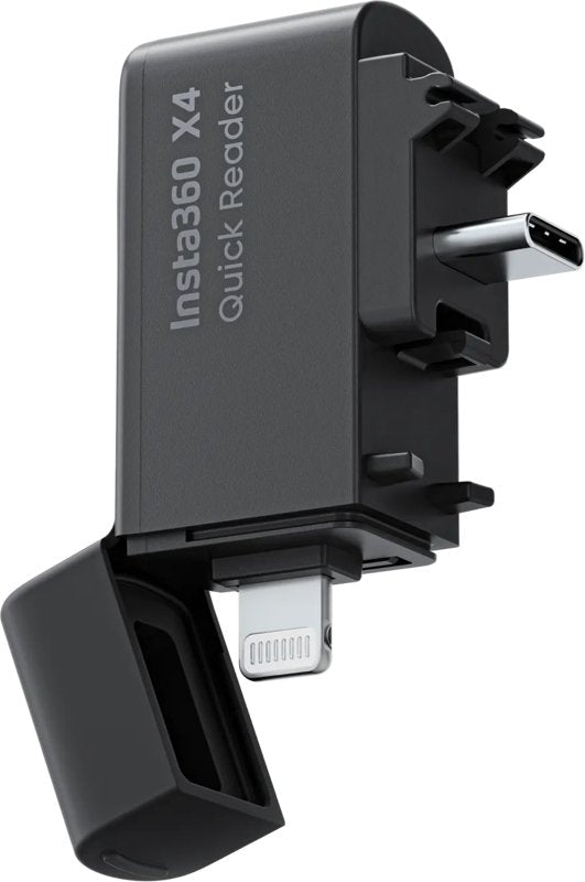 EAN 6970357855445 - Insta360 X4 Quick Reader lector de tarjeta USB-Type C/Lightning Negro imagen 1