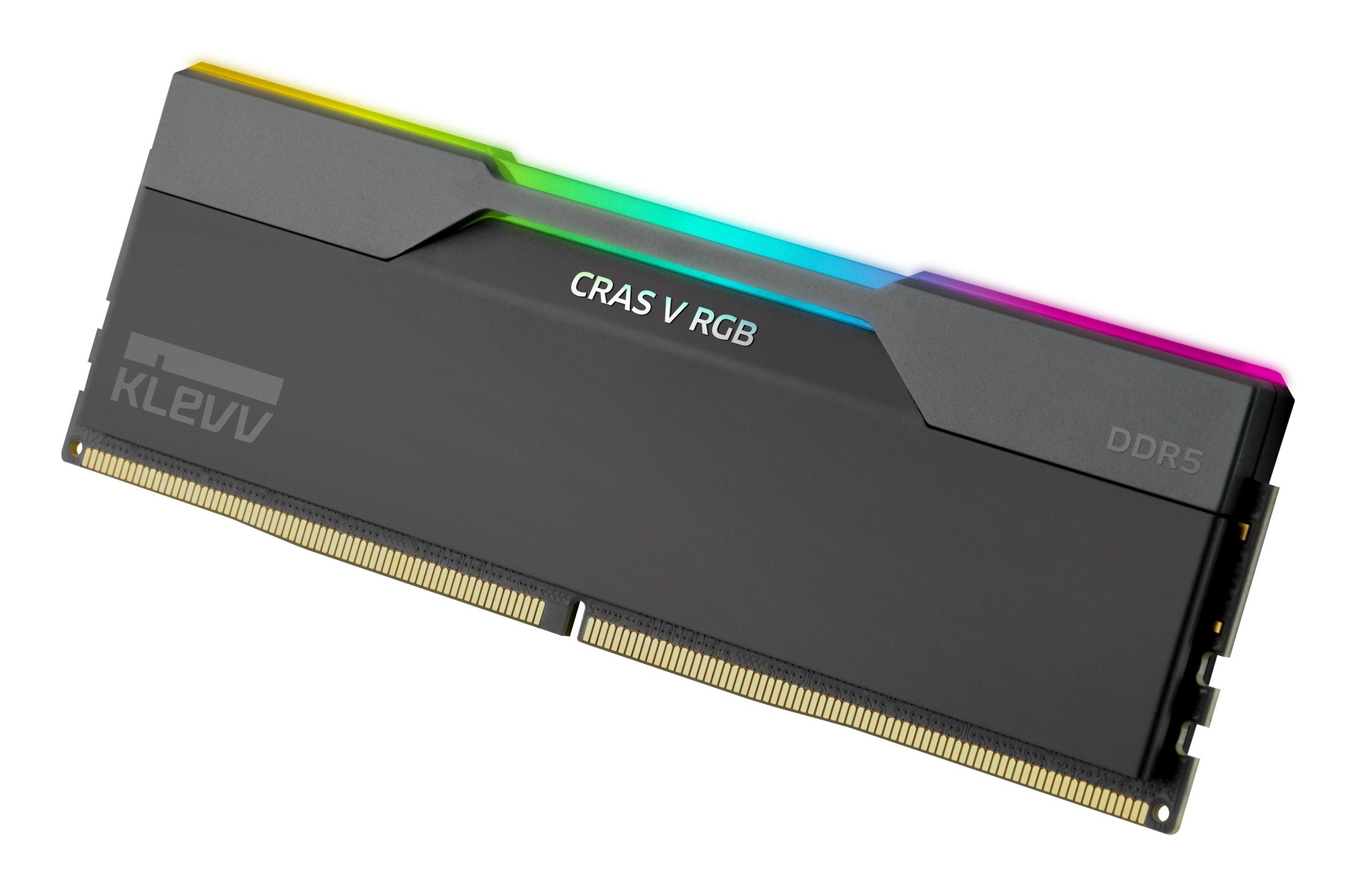 Klevv Memoria Ram Cras V Rgb Obsidian Negro - 32 Gb (2 X 16 Gb Kit) - Ddr5 6400 Udimm Cl30