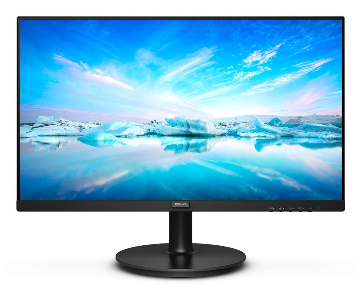Monitor Philips V-Line 27" 271v8l/00 Fhd Hdmi Vga 1920x1080 250cd/M2 4ms Color Negro
