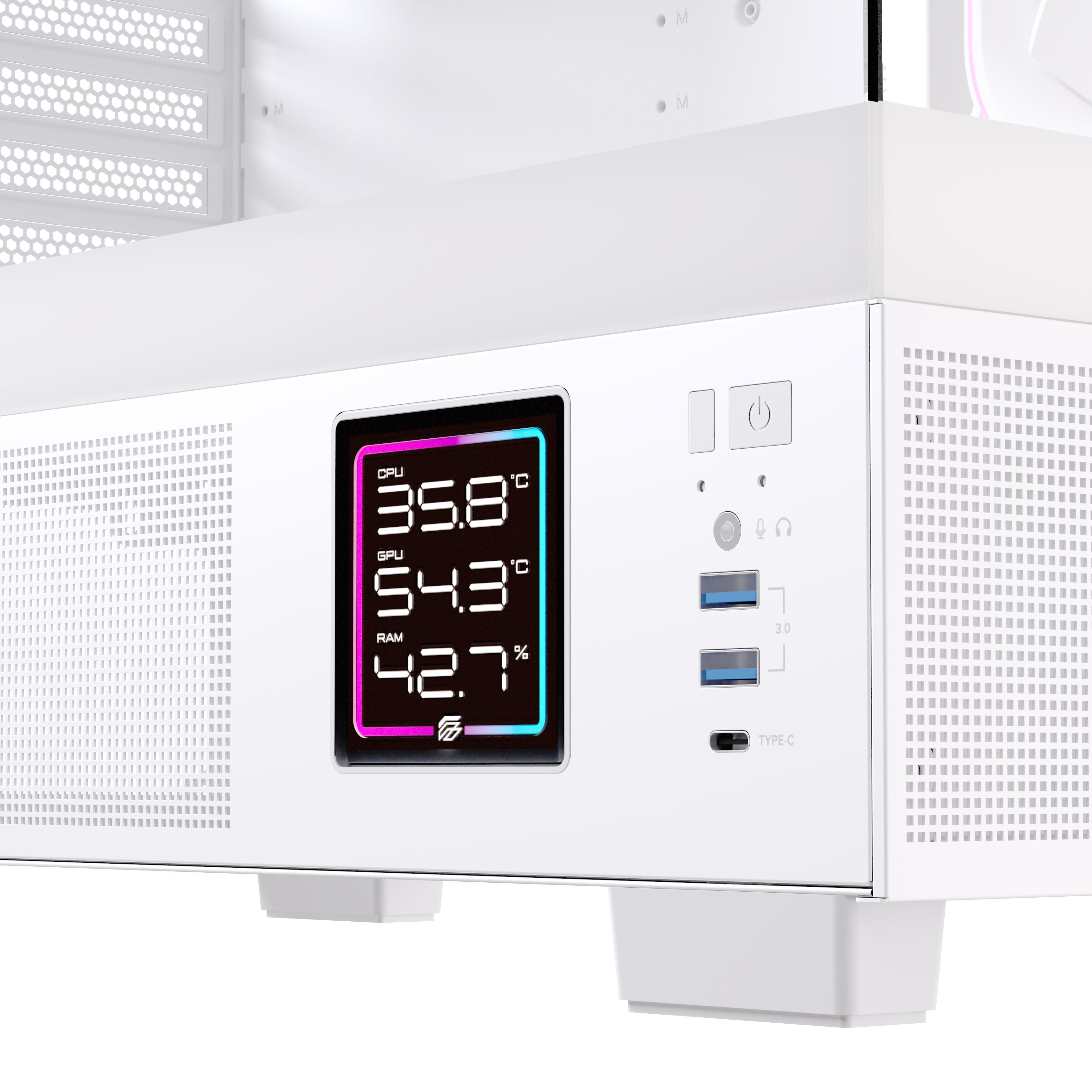 EAN 6977277360028 - Einarex EXCS-PR-51DR-W carcasa de ordenador Midi Tower Blanco imagen 11