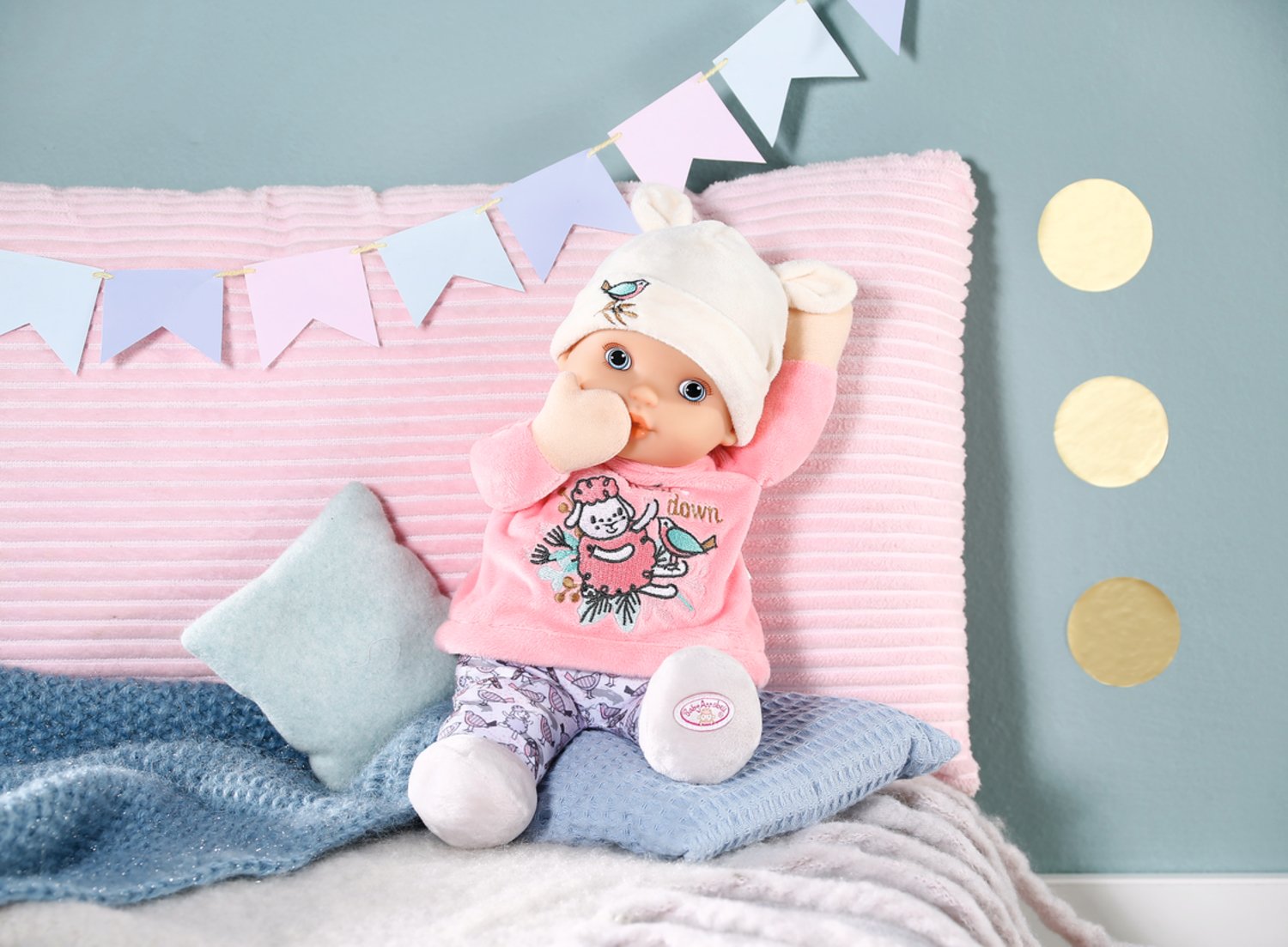 Zapf Creation Baby Annabell® Sweetie Para Bebés 30cm, Muñeca Con Sonajero En Su Interior 706428