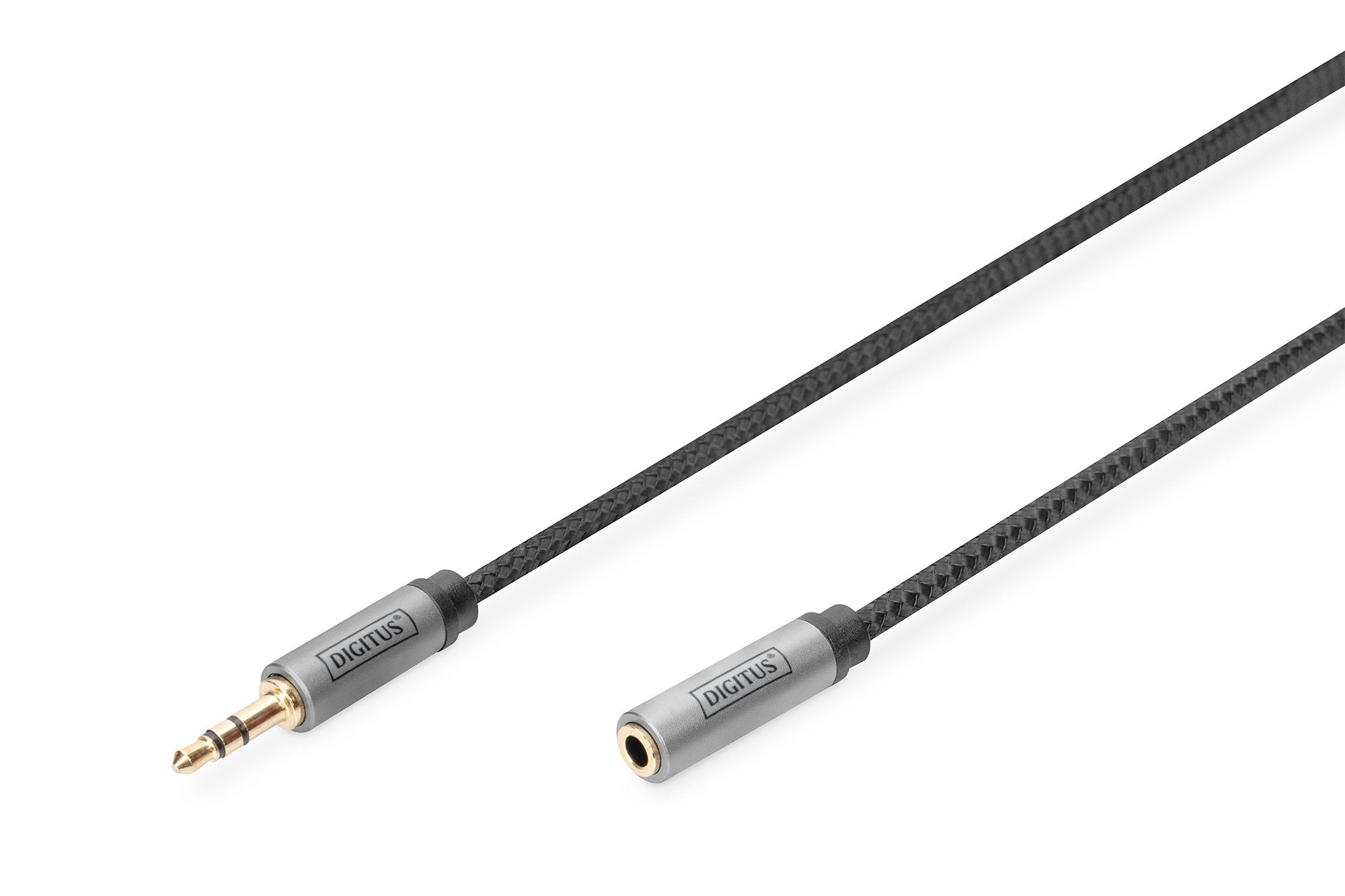 EAN 4016032481294 - Digitus DB-510210-018-S cable de audio 1,8 m 3,5mm Negro imagen 1