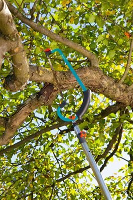 Gardena 3721-20 Mango Telescópico, Aluminio, 210-390 Cm
