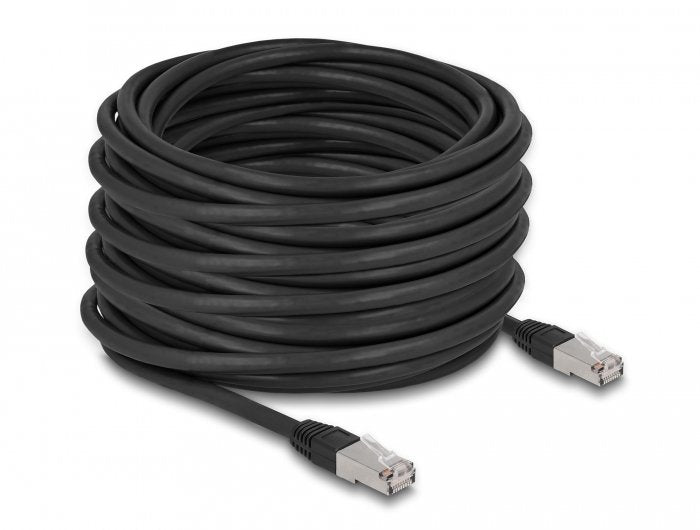 Delock 80132 Cable De Red Negro 20 M Cat6a S/Ftp (S-Stp)