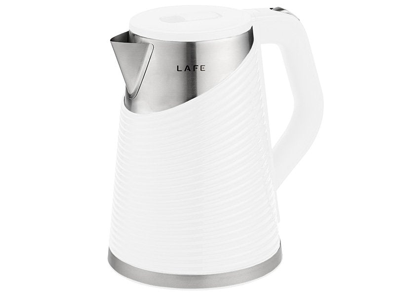 EAN 5907512874110 - Lafe LAFCZA47469 tetera eléctrica 1,8 L 1800 W Acero inoxidable, Blanco imagen 1