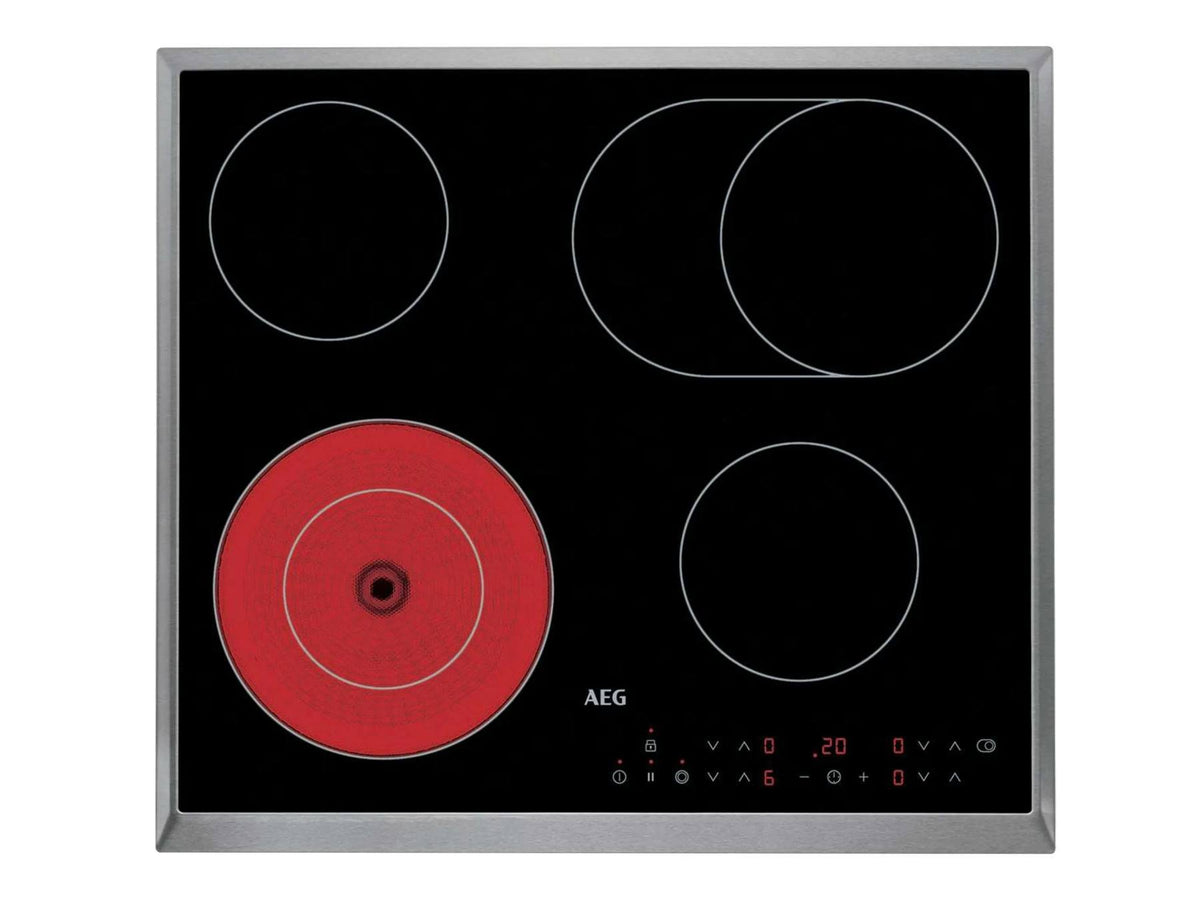 EAN 7332543486106 - AEG HK634060XB Negro Integrado 60 cm Cerámico 4 zona(s) imagen 1